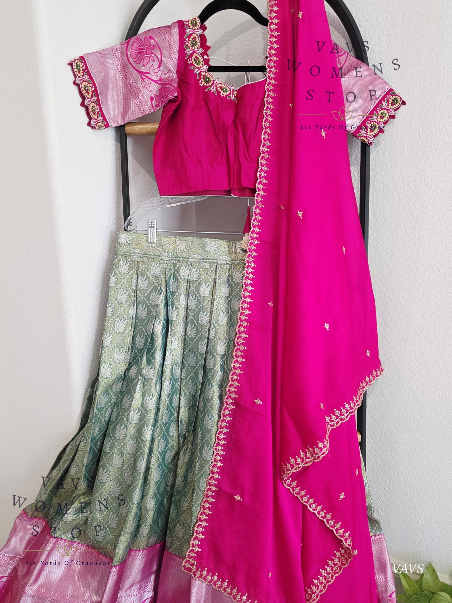 Traditional Half Saree Set