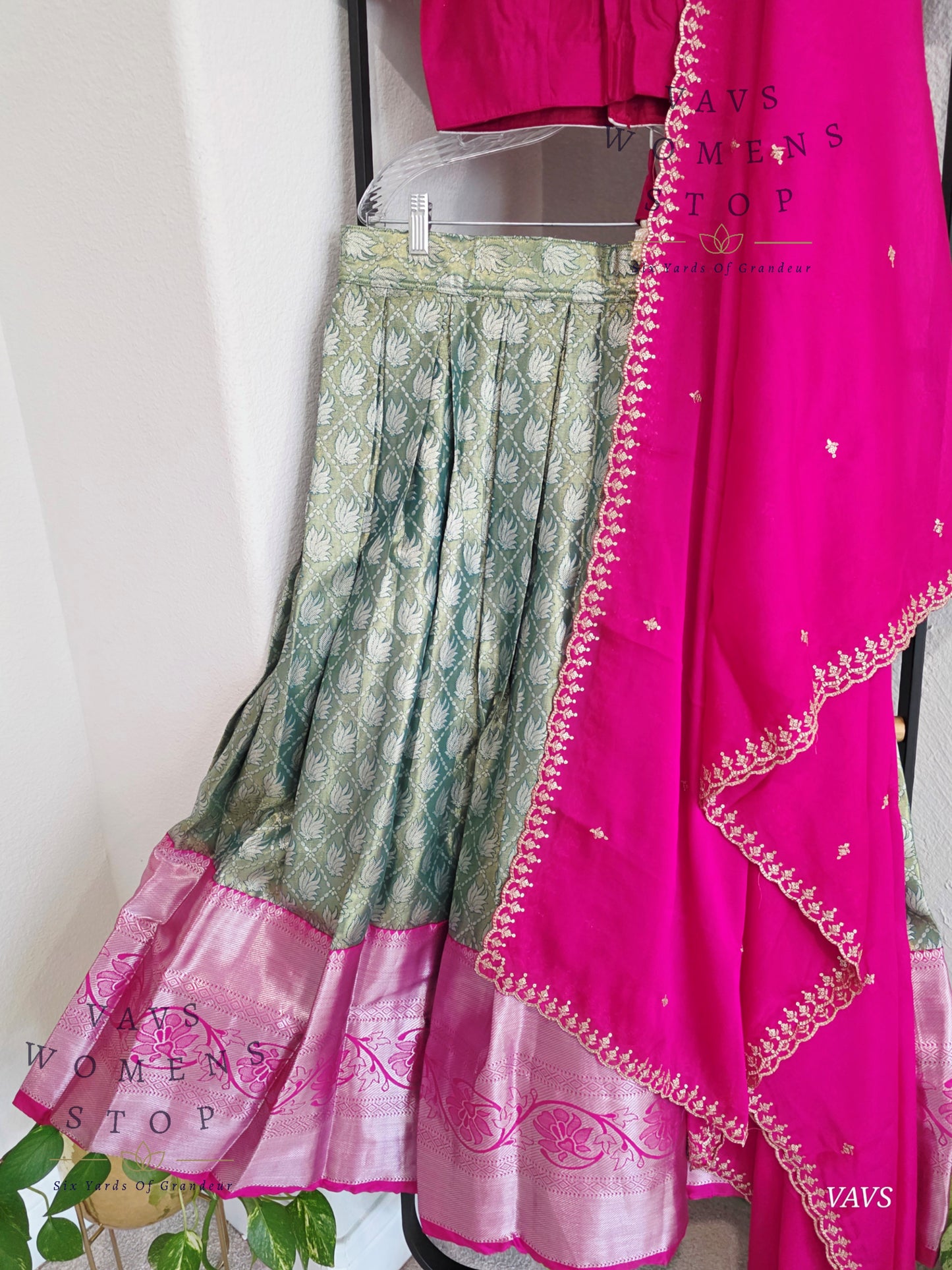 Traditional Half Saree Set