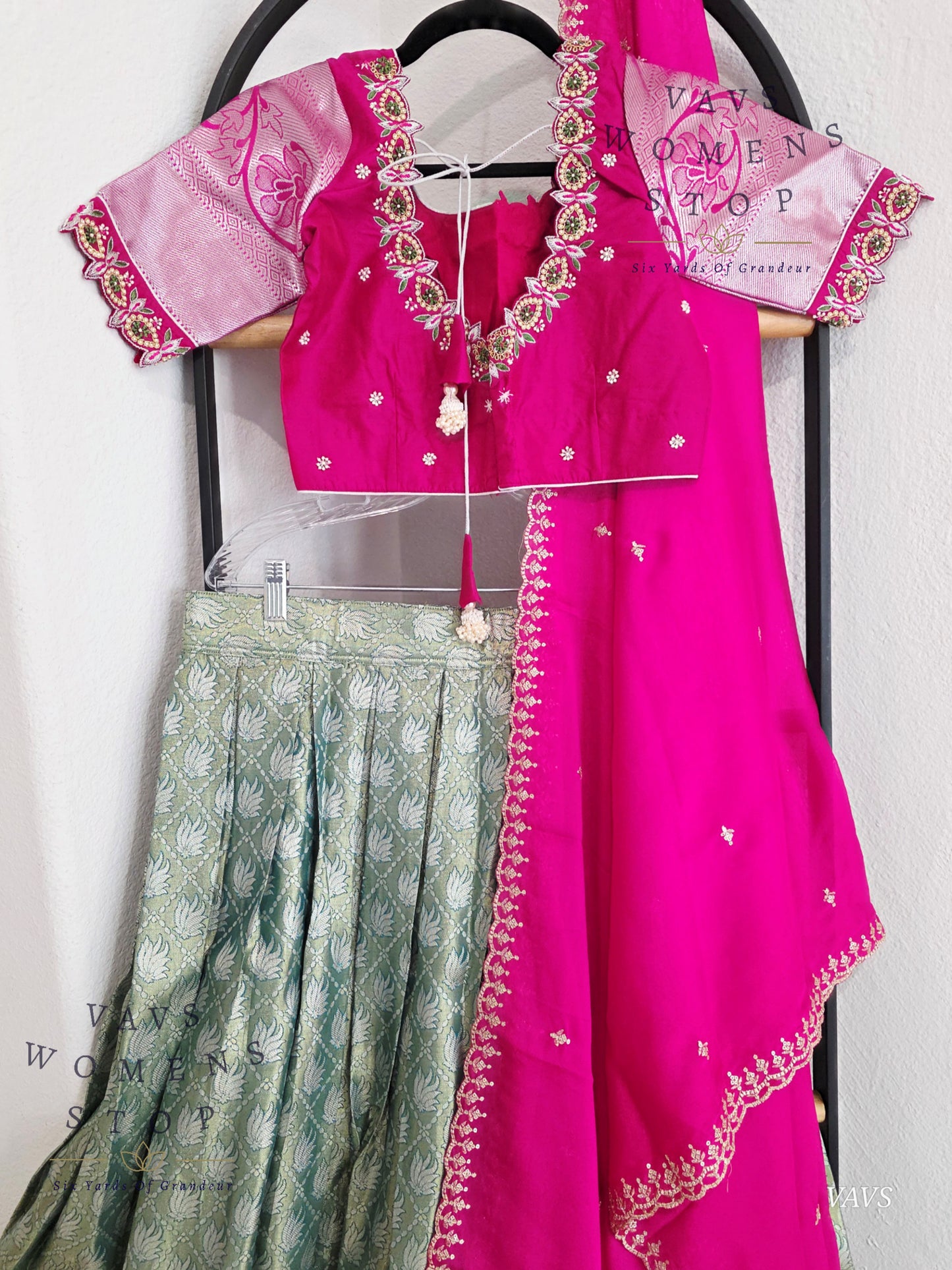 Traditional Half Saree Set