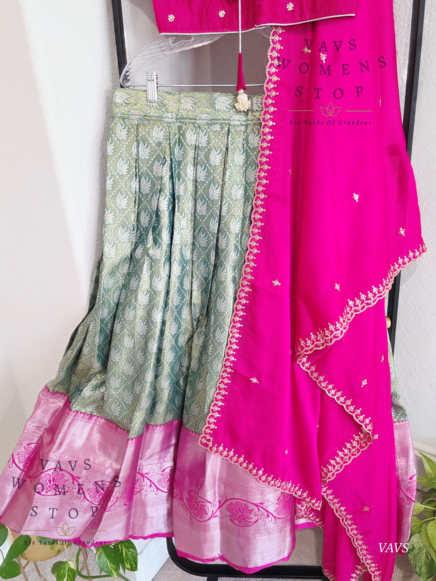 Traditional Half Saree Set