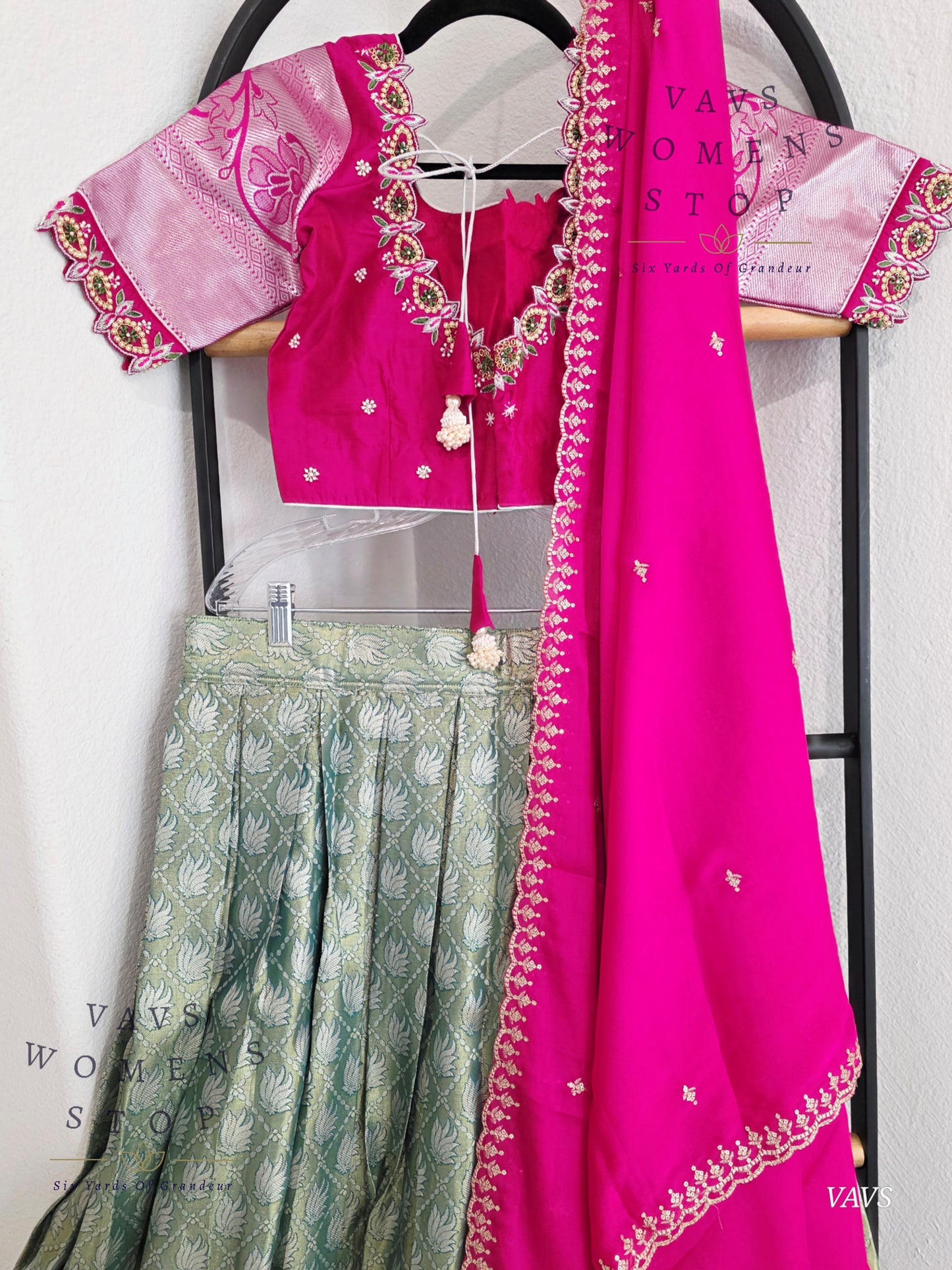Traditional Half Saree Set
