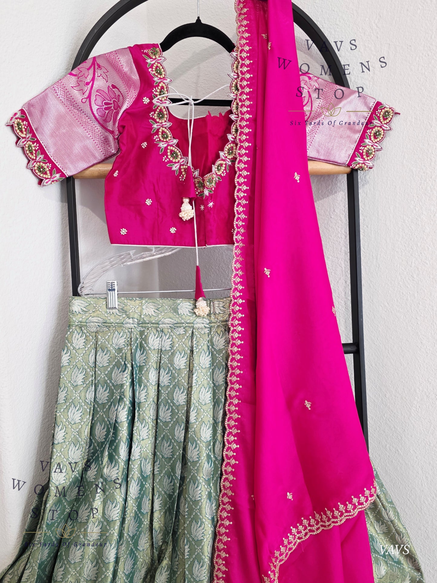 Traditional Half Saree Set
