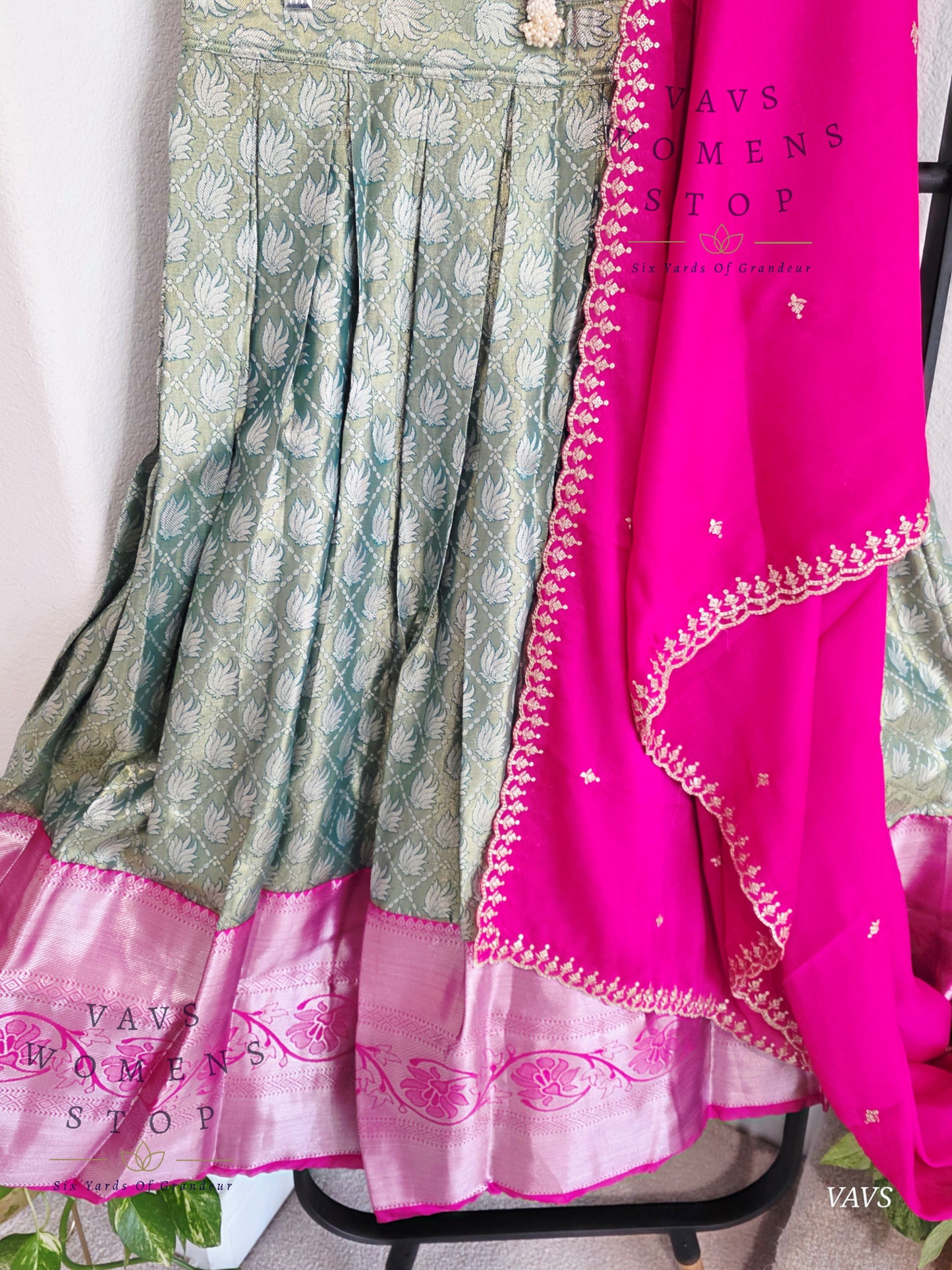 Traditional Half Saree Set