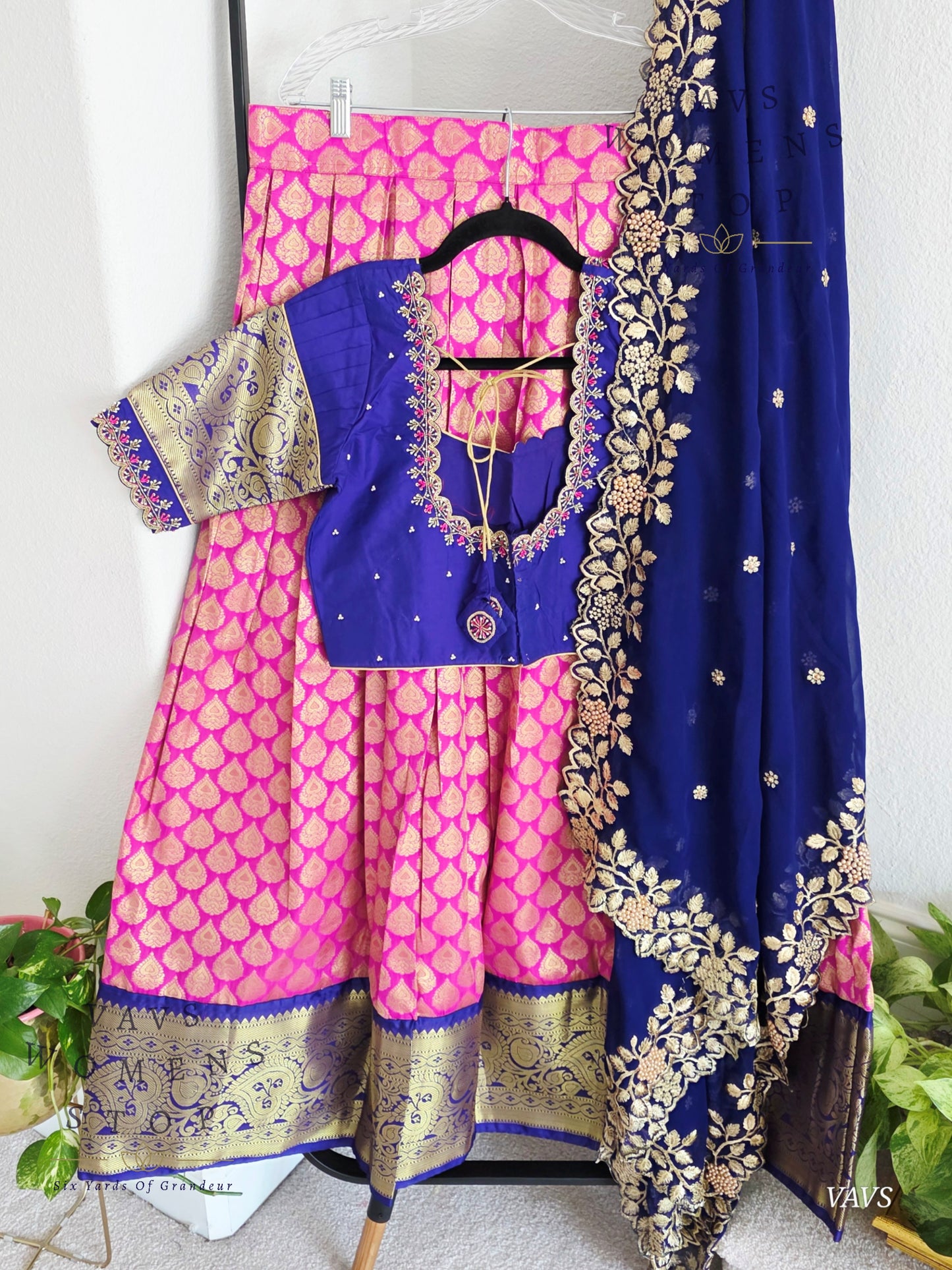 Traditional Half Saree Set