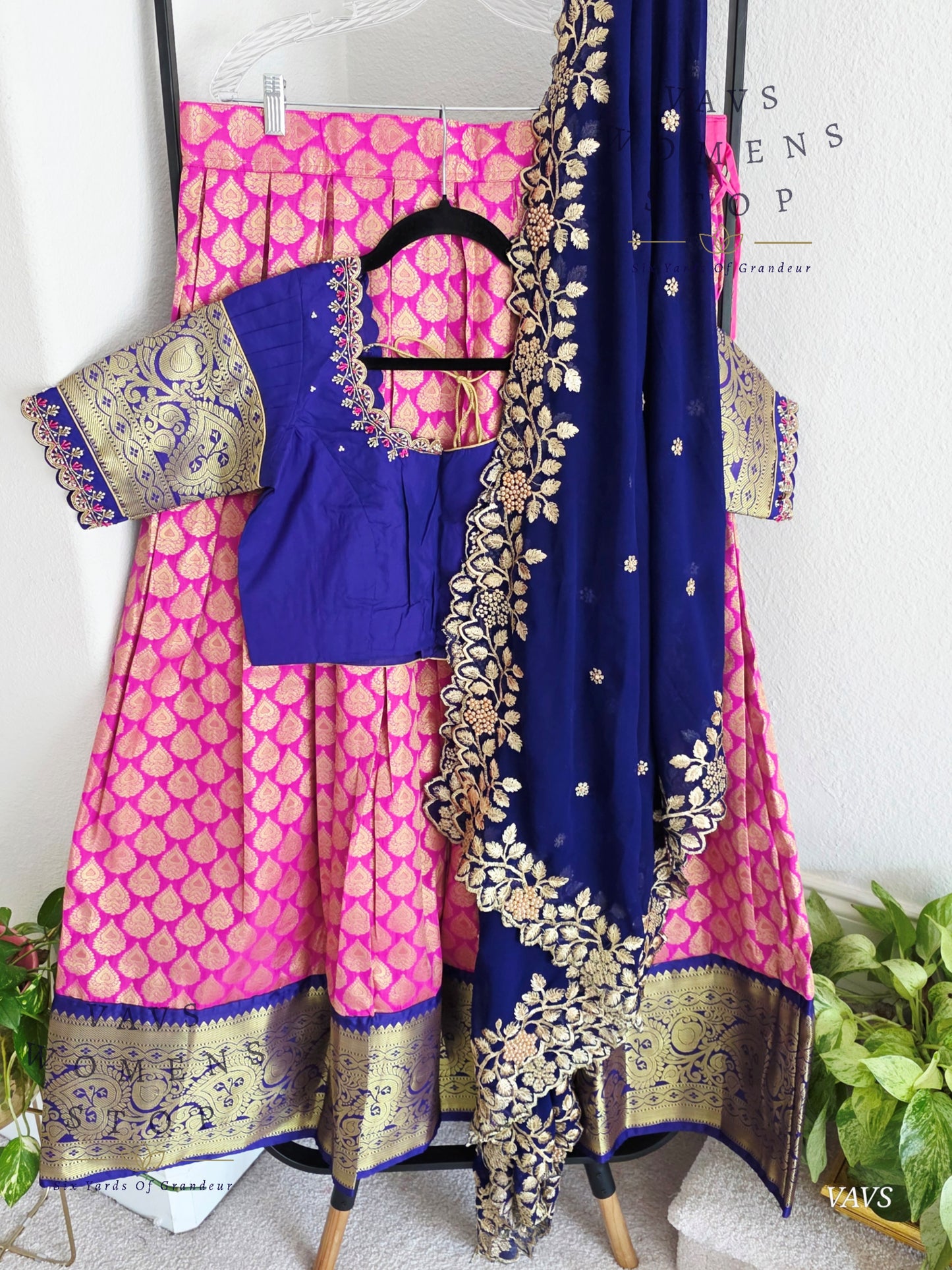 Traditional Half Saree Set