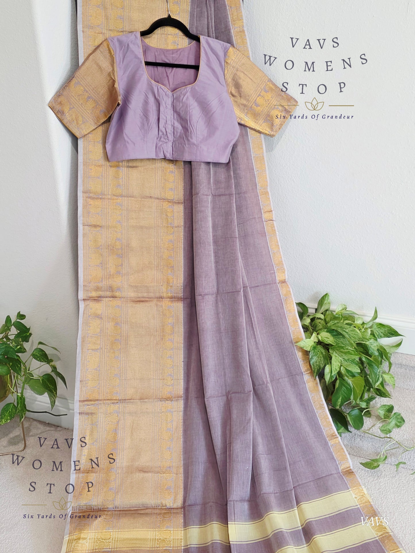 Trending New Shade Soft Narayanpet Cotton Saree - Blouse