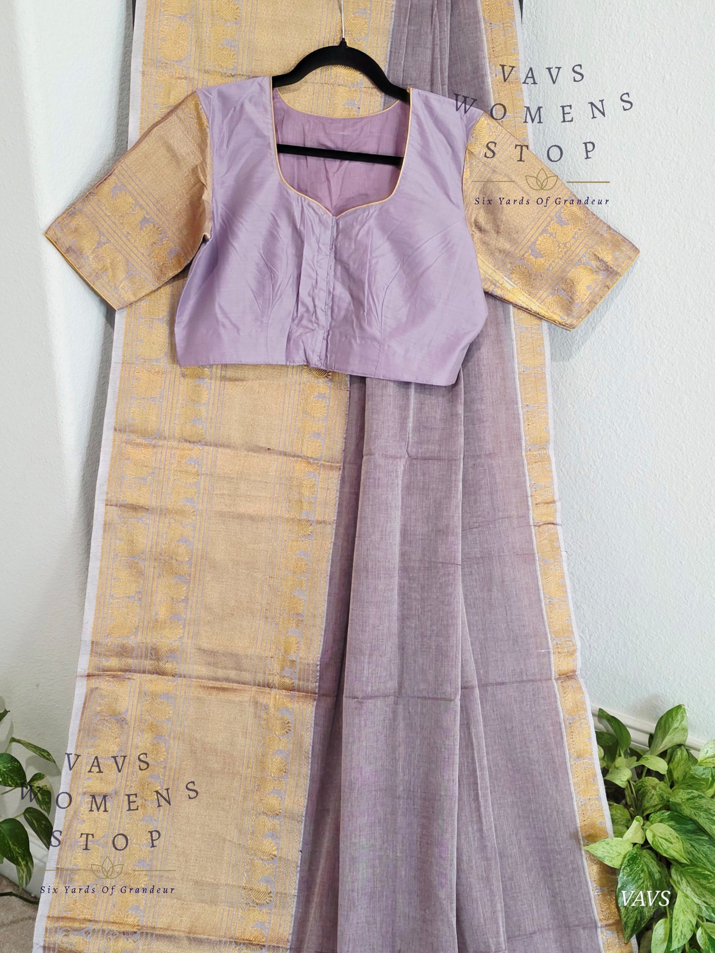 Trending New Shade Soft Narayanpet Cotton Saree - Blouse