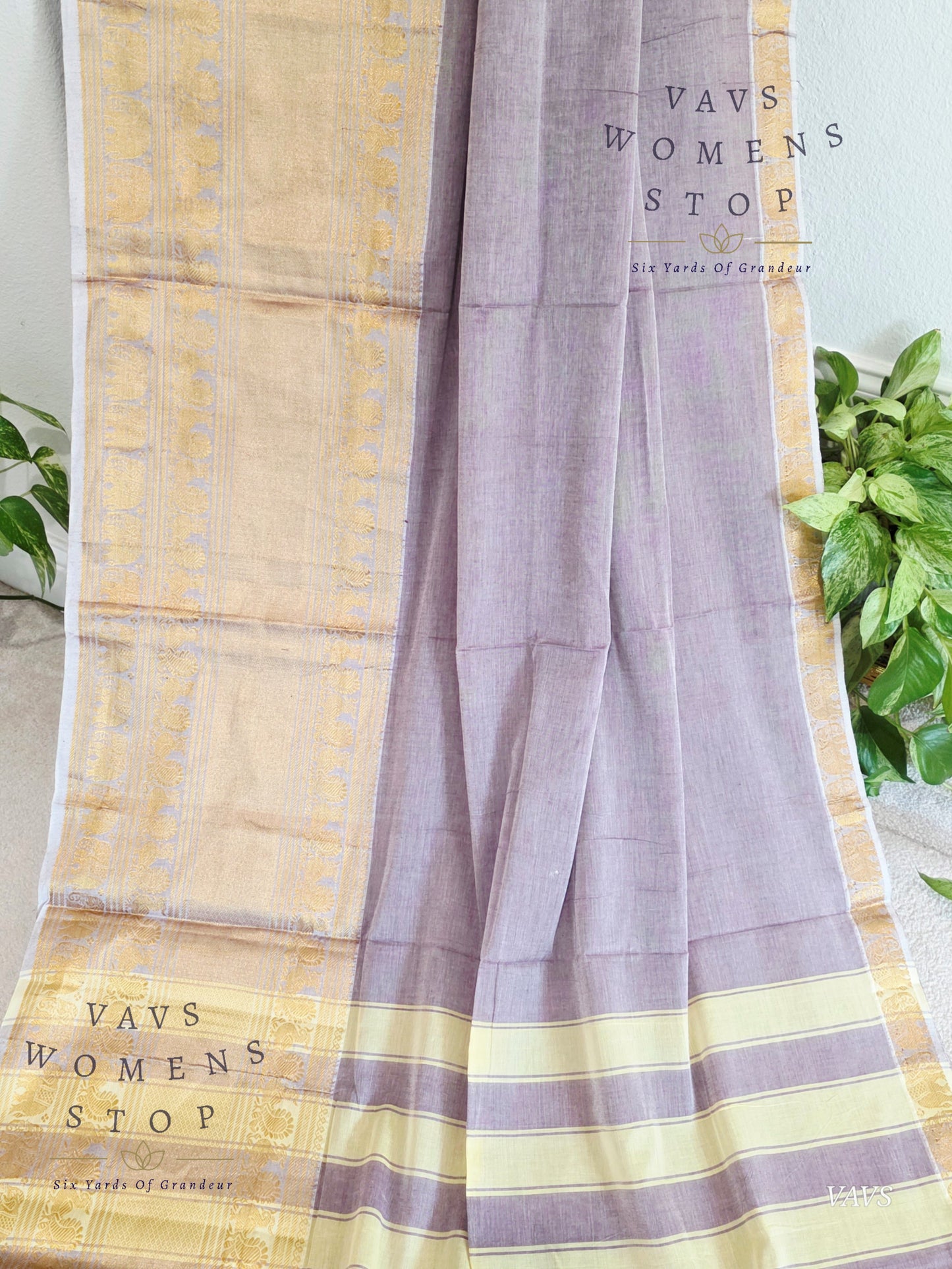 Trending New Shade Soft Narayanpet Cotton Saree - Blouse
