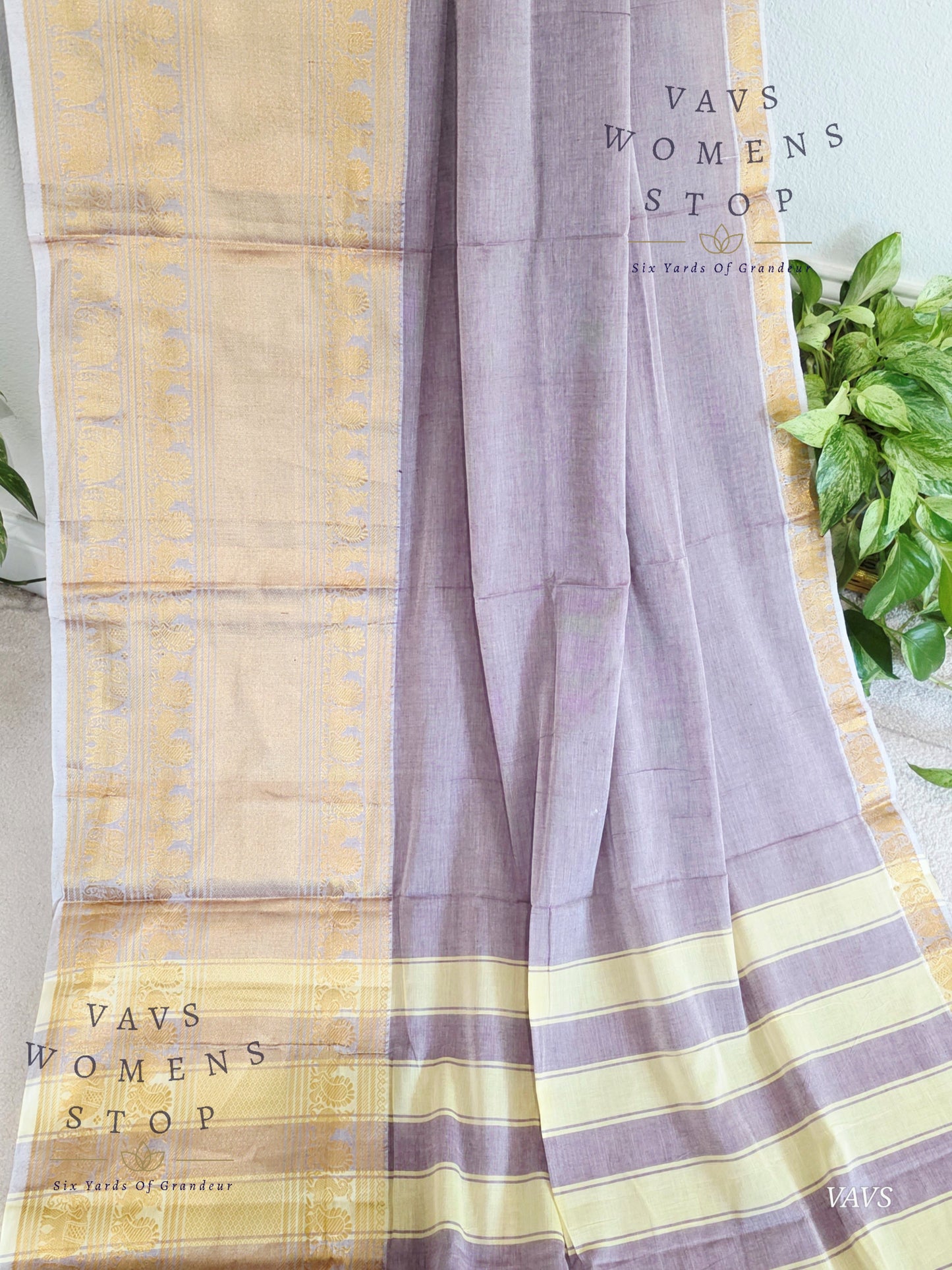 Trending New Shade Soft Narayanpet Cotton Saree - Blouse