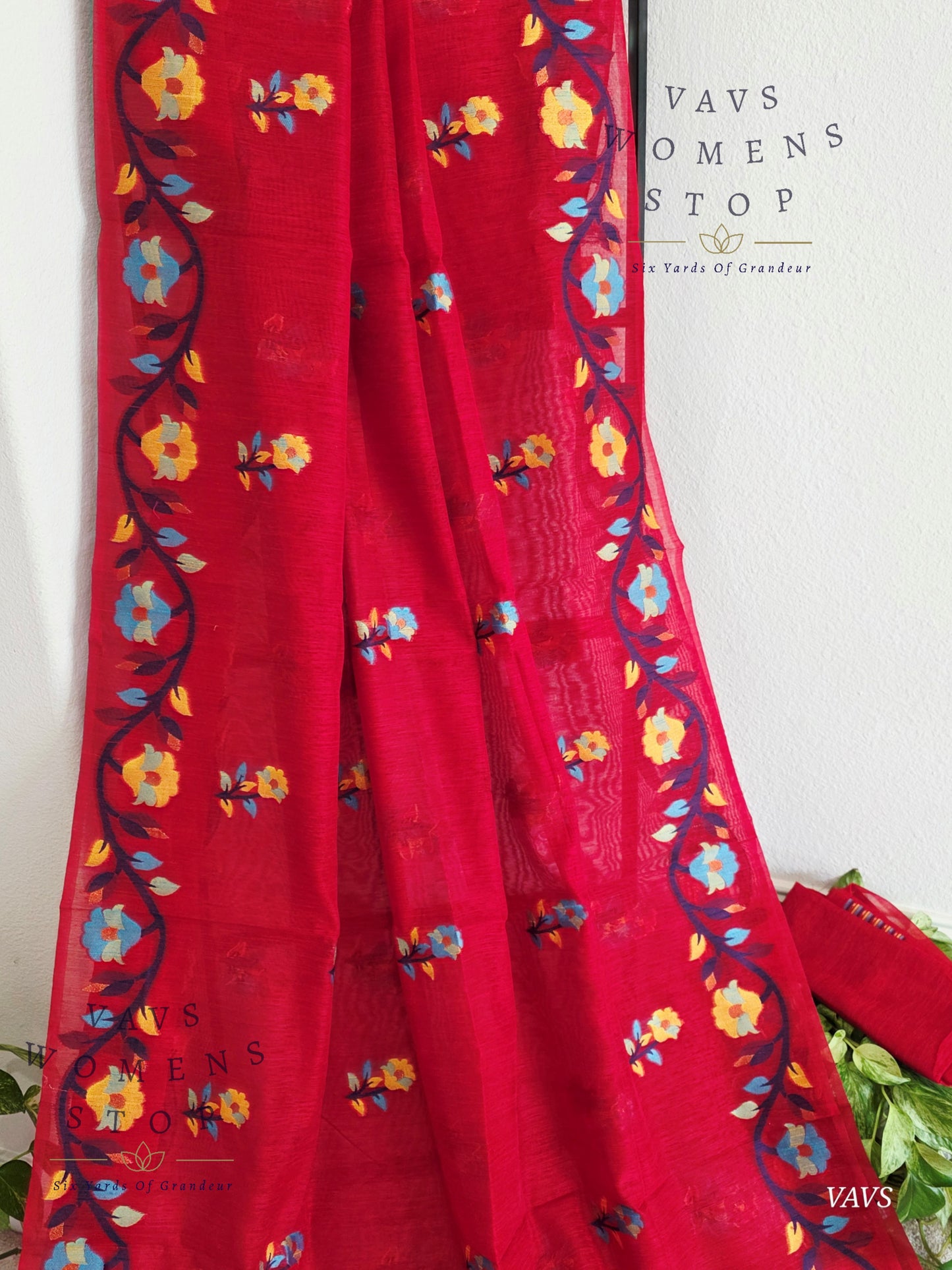 Semi Matka Silk Jamdani Saree