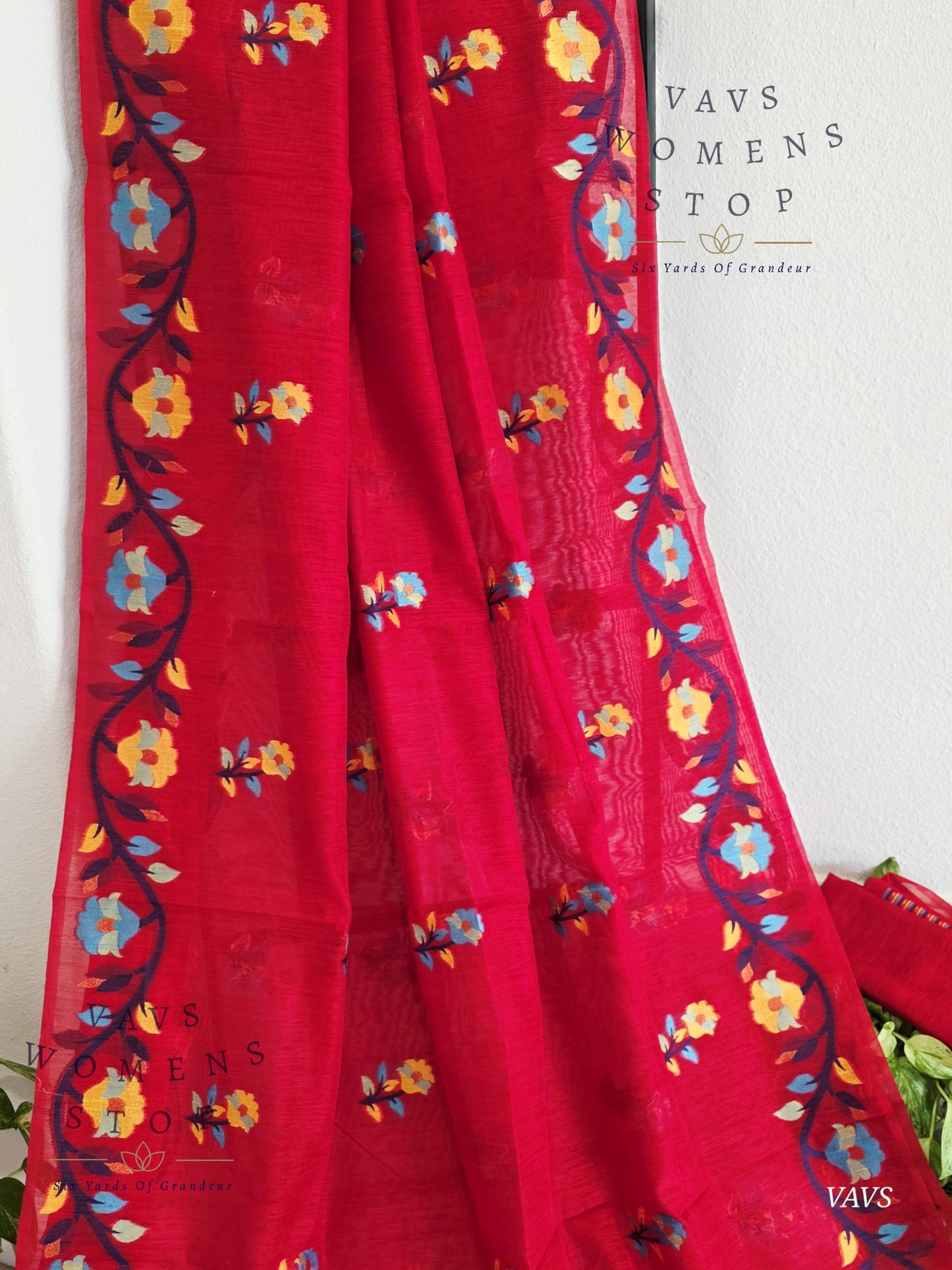 Semi Matka Silk Jamdani Saree
