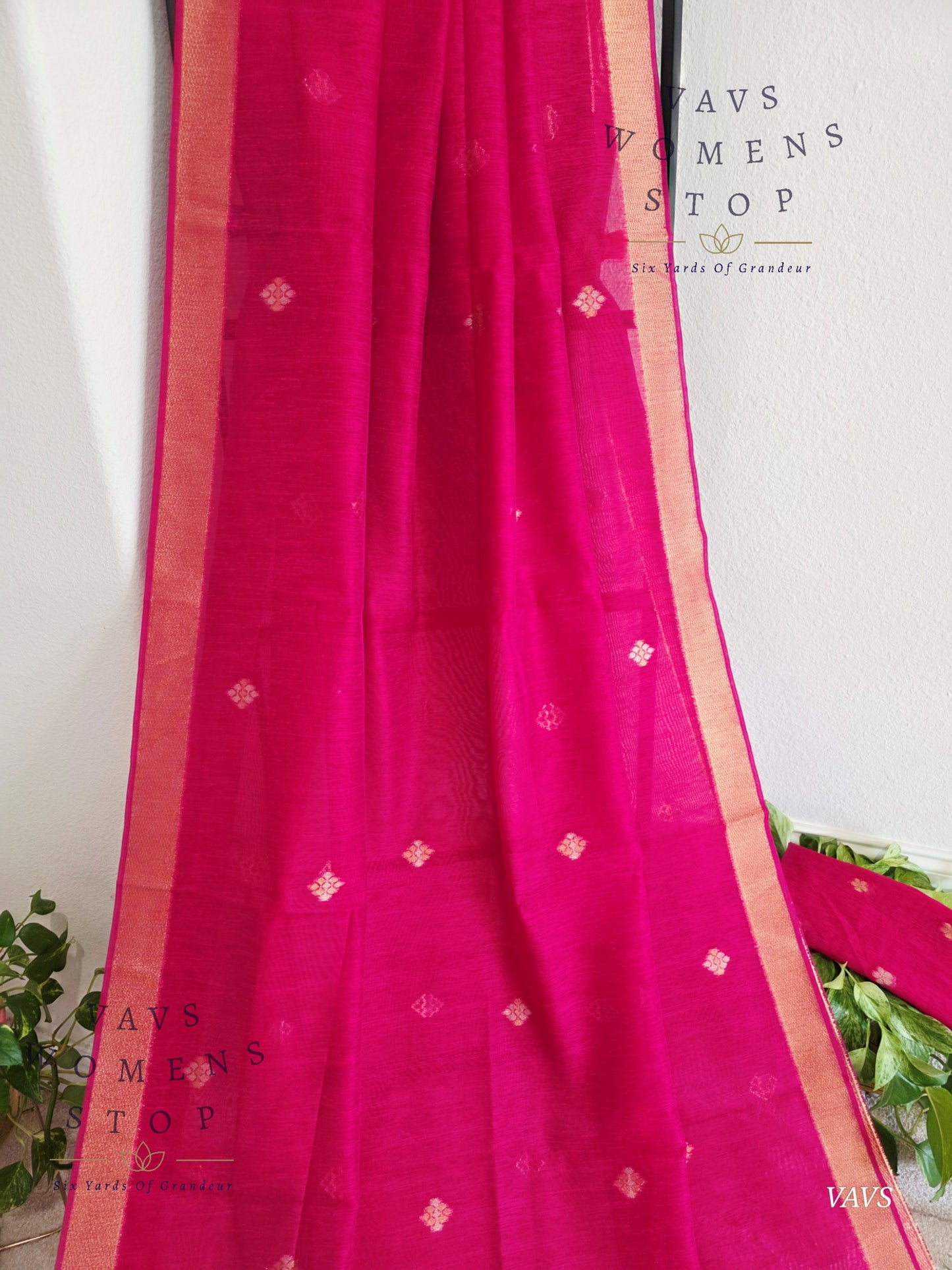 Pink Shade Semi Matka Silk Jamdani Saree