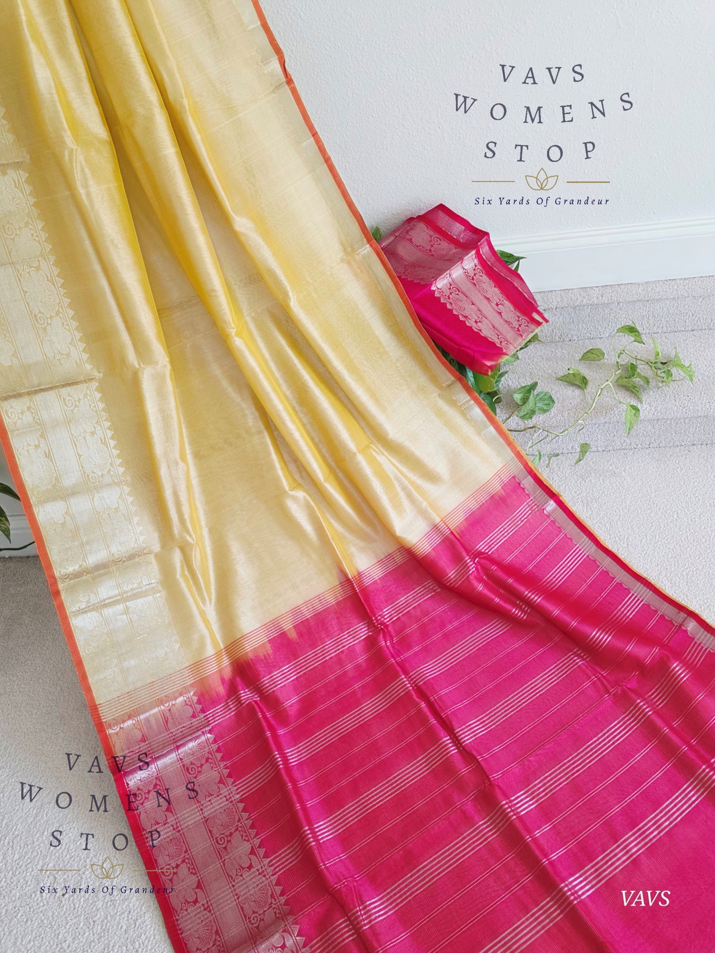 Mangalagiri Pattu Silk Cotton Saree with Kanchi Border
