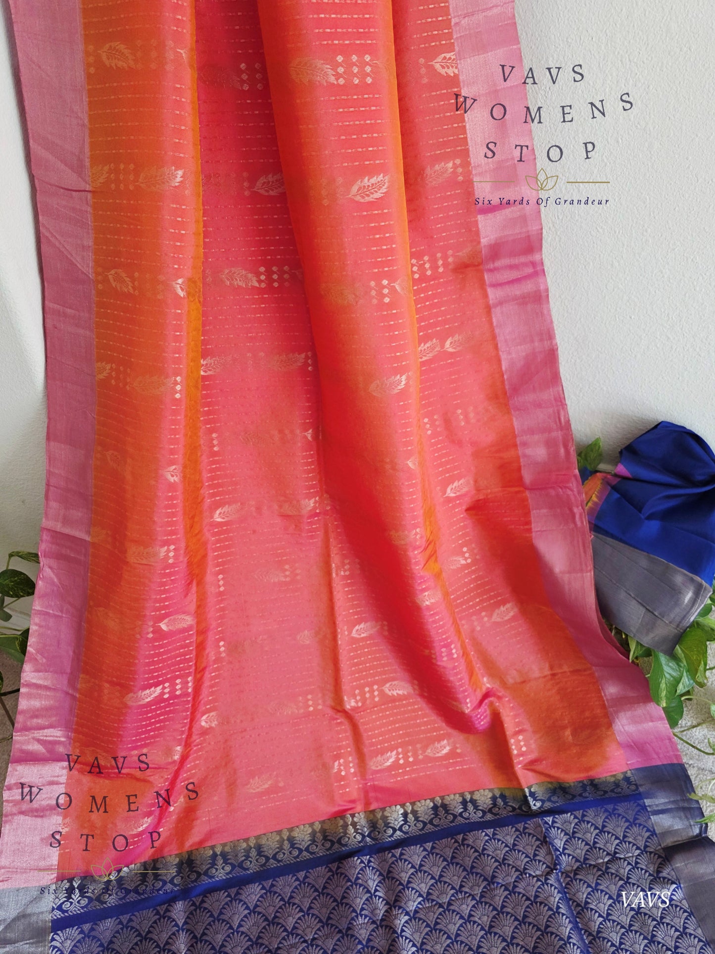 Semi Kanchi Soft Silk Saree with Khaddi Border