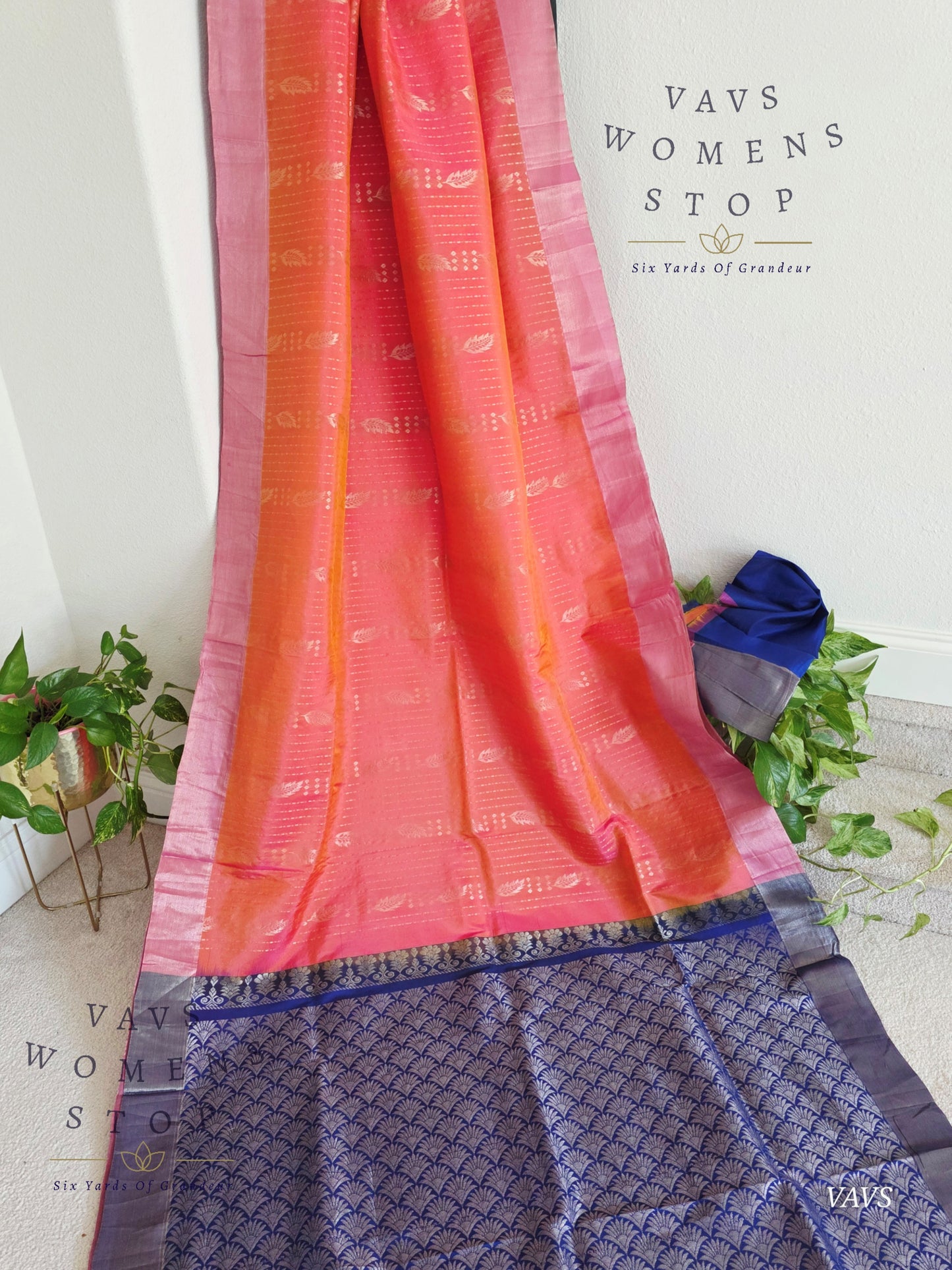 Semi Kanchi Soft Silk Saree with Khaddi Border