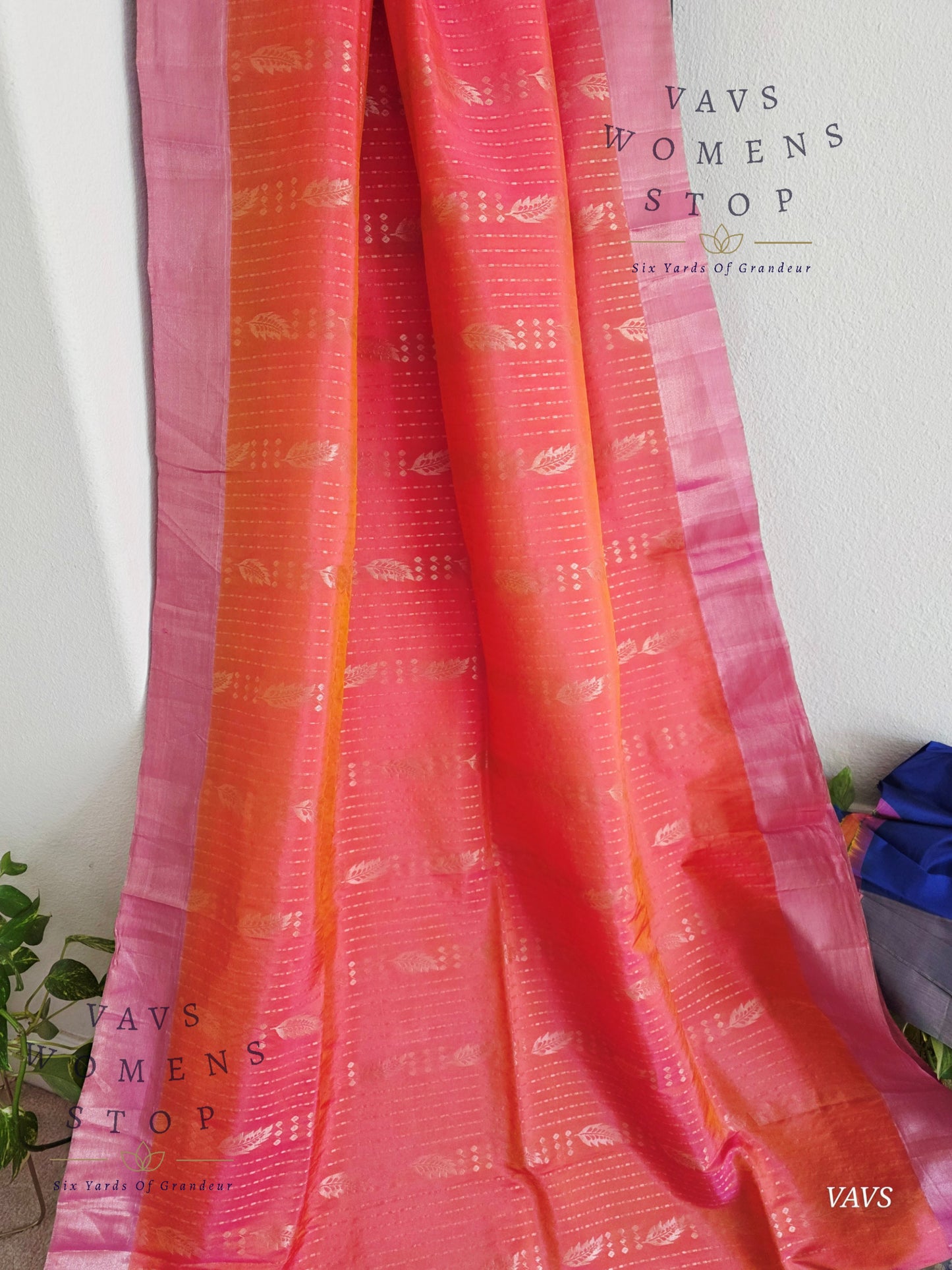 Semi Kanchi Soft Silk Saree with Khaddi Border