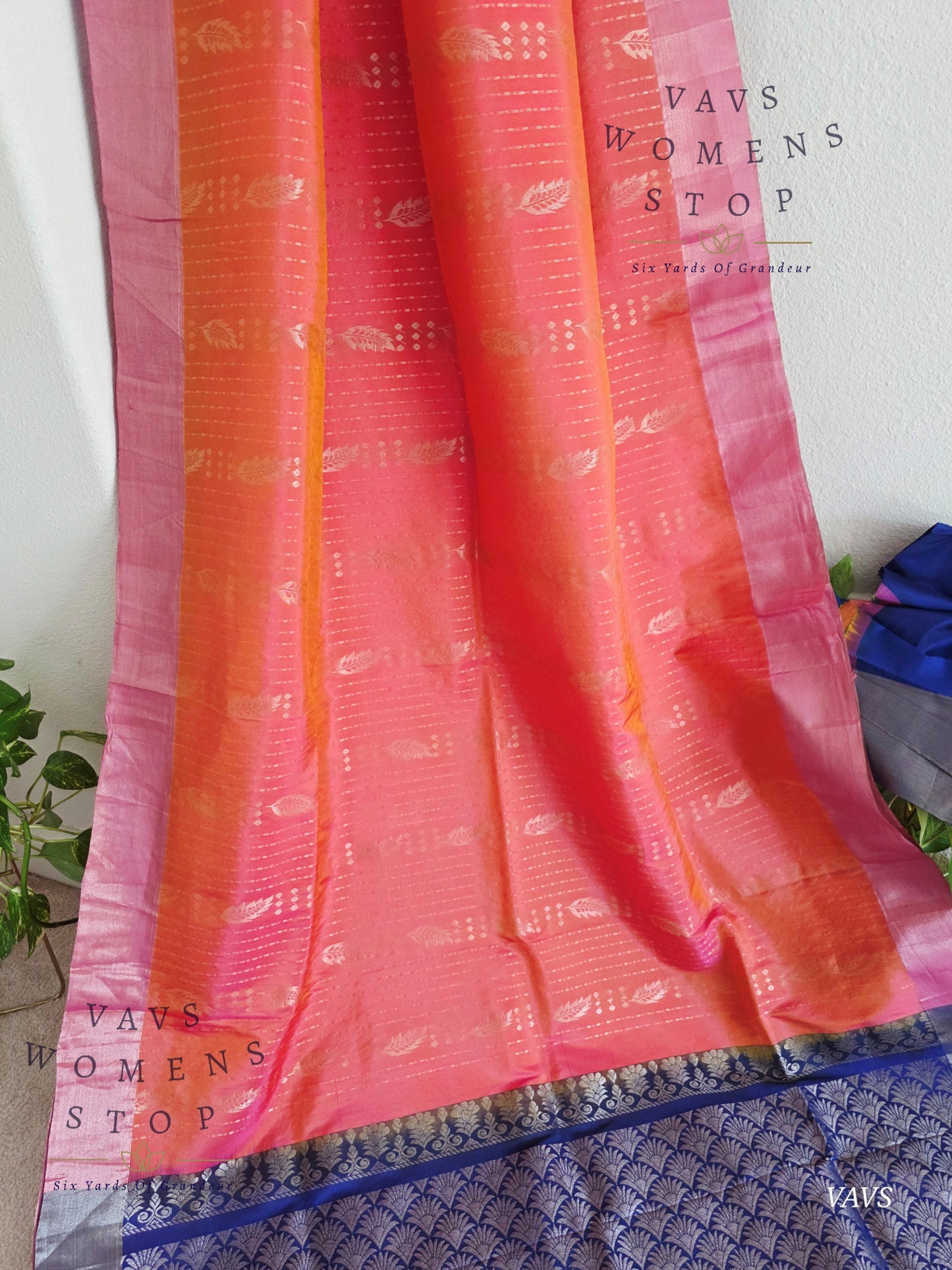 Semi Kanchi Soft Silk Saree with Khaddi Border