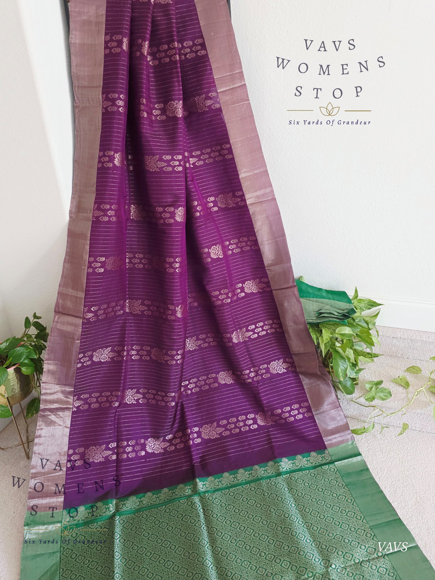 Semi Kanchi Soft Silk Saree with Khaddi Border