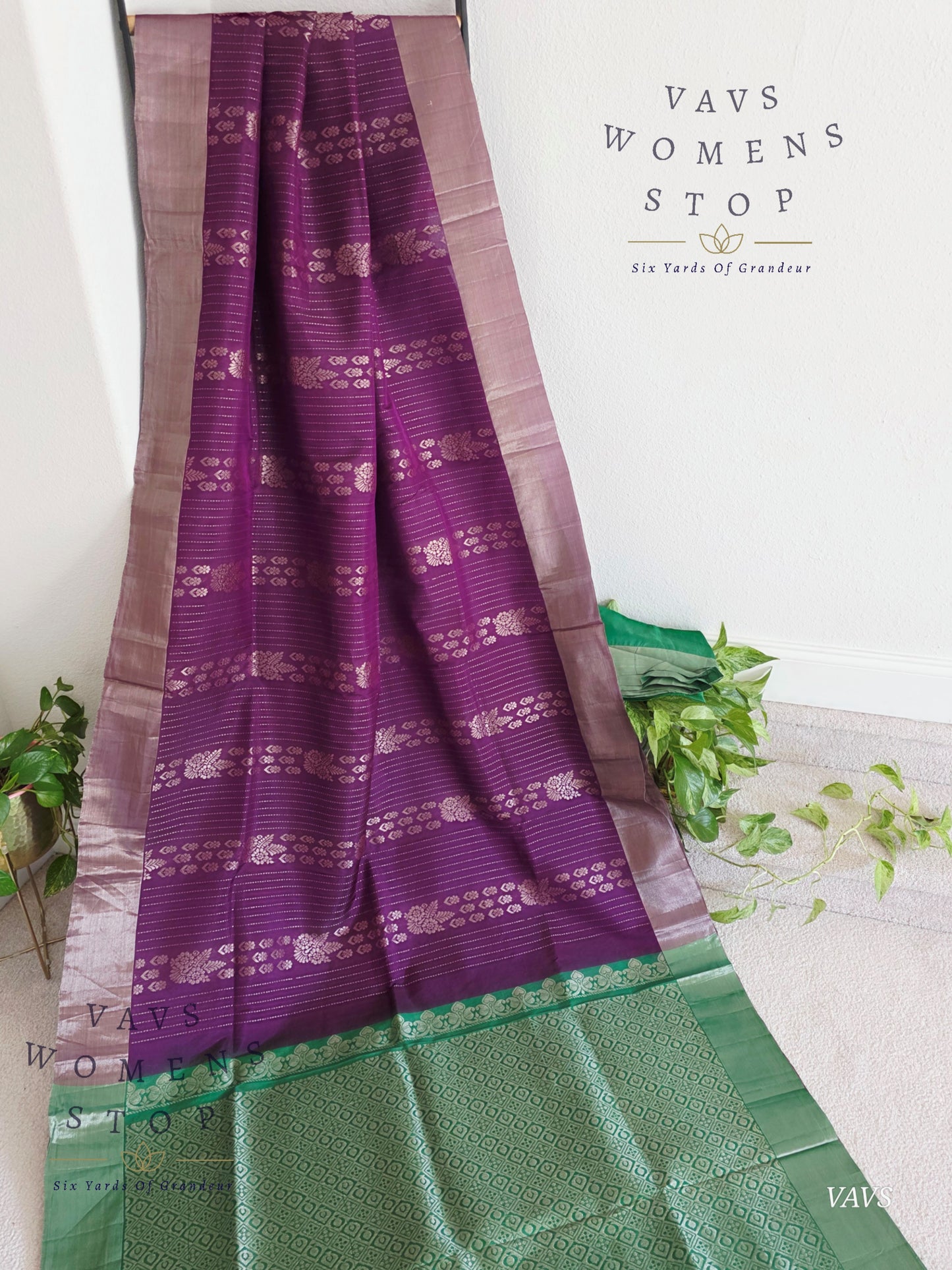 Semi Kanchi Soft Silk Saree with Khaddi Border