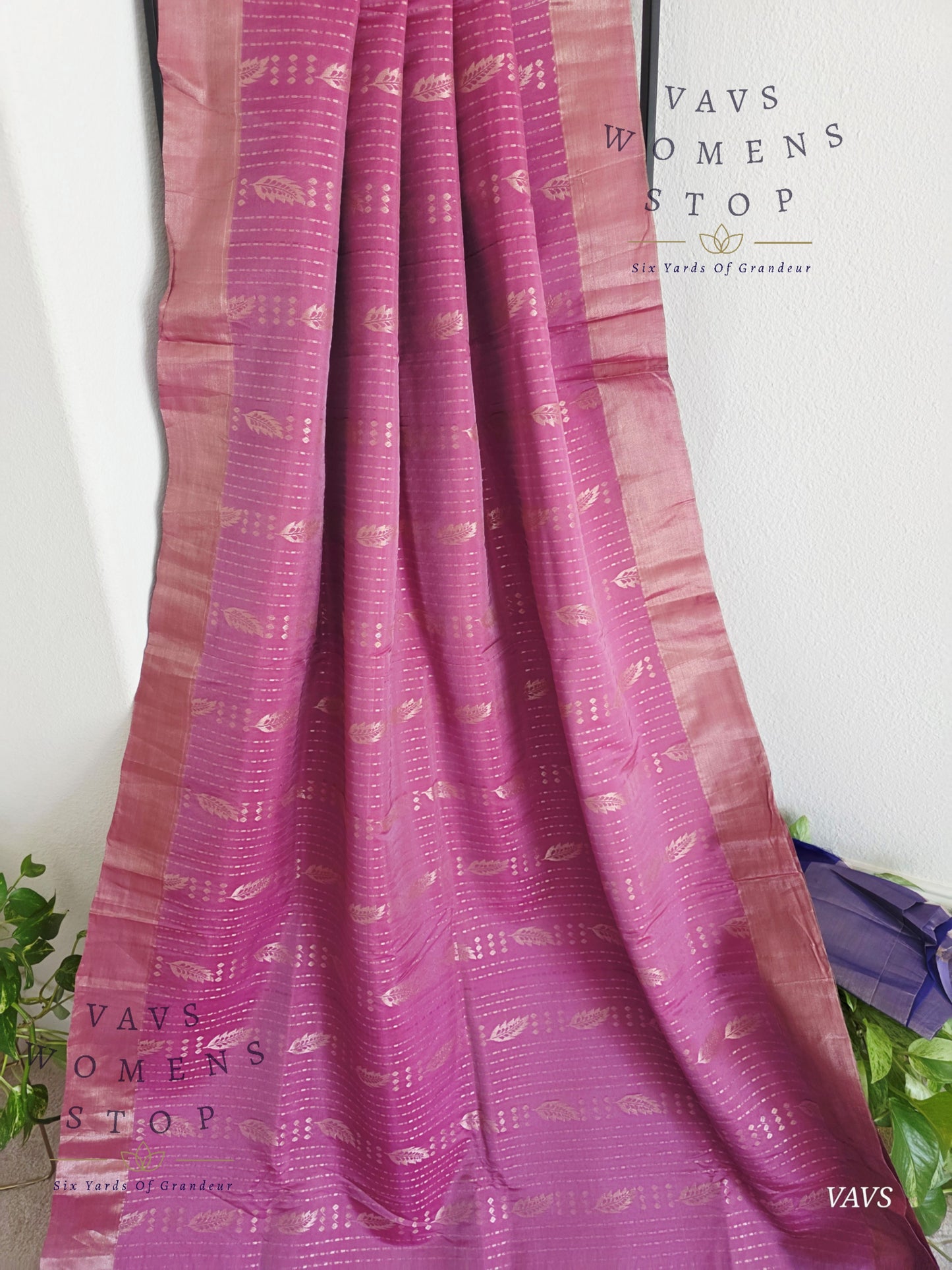 Semi Kanchi Soft Silk Saree with Khaddi Border