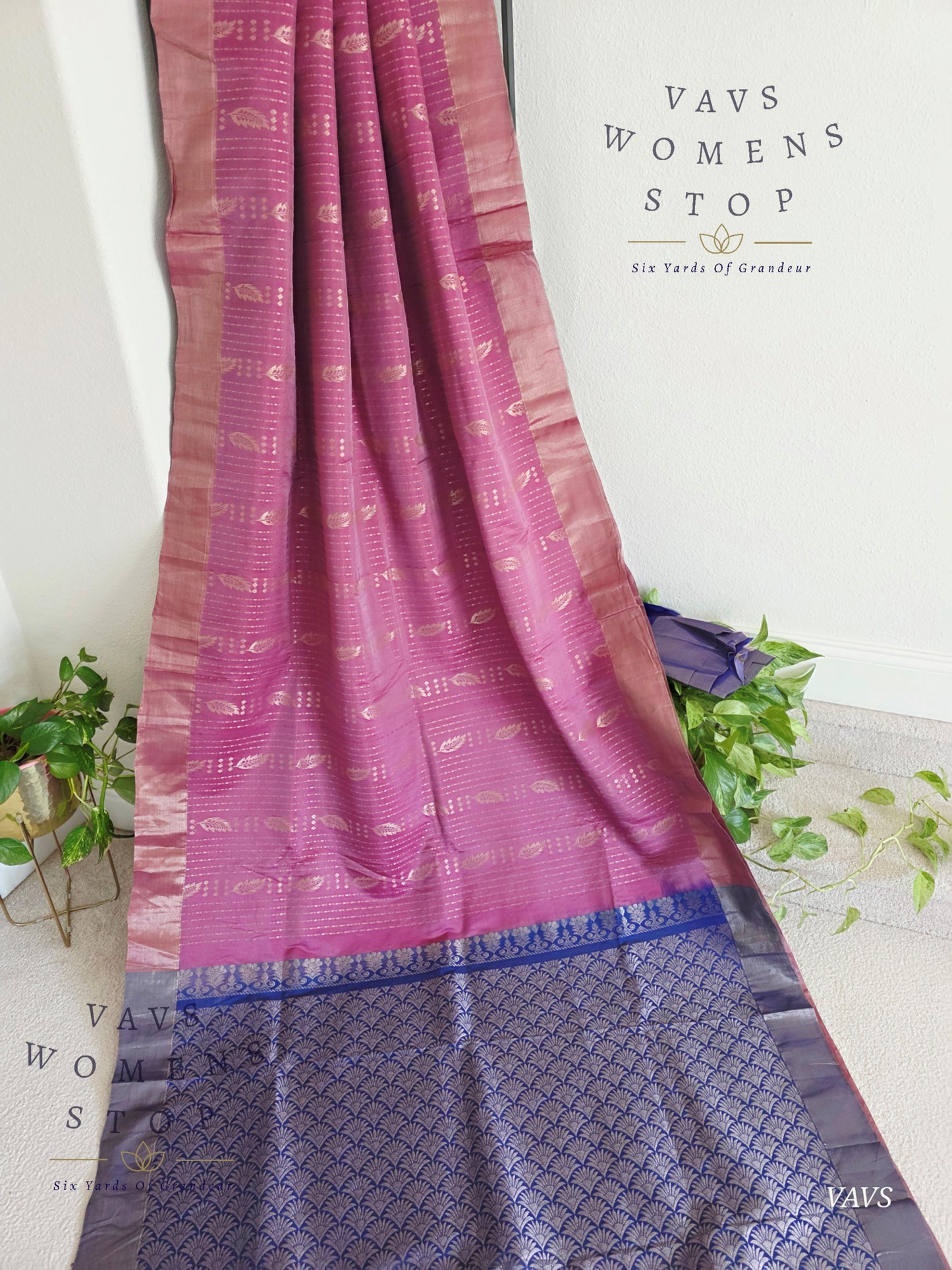 Semi Kanchi Soft Silk Saree with Khaddi Border