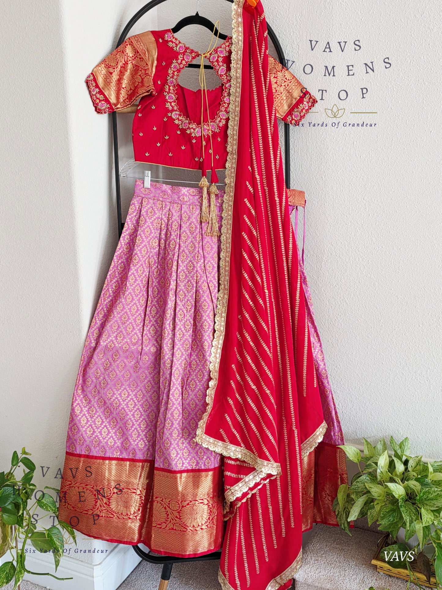 Traditional Half Saree Set