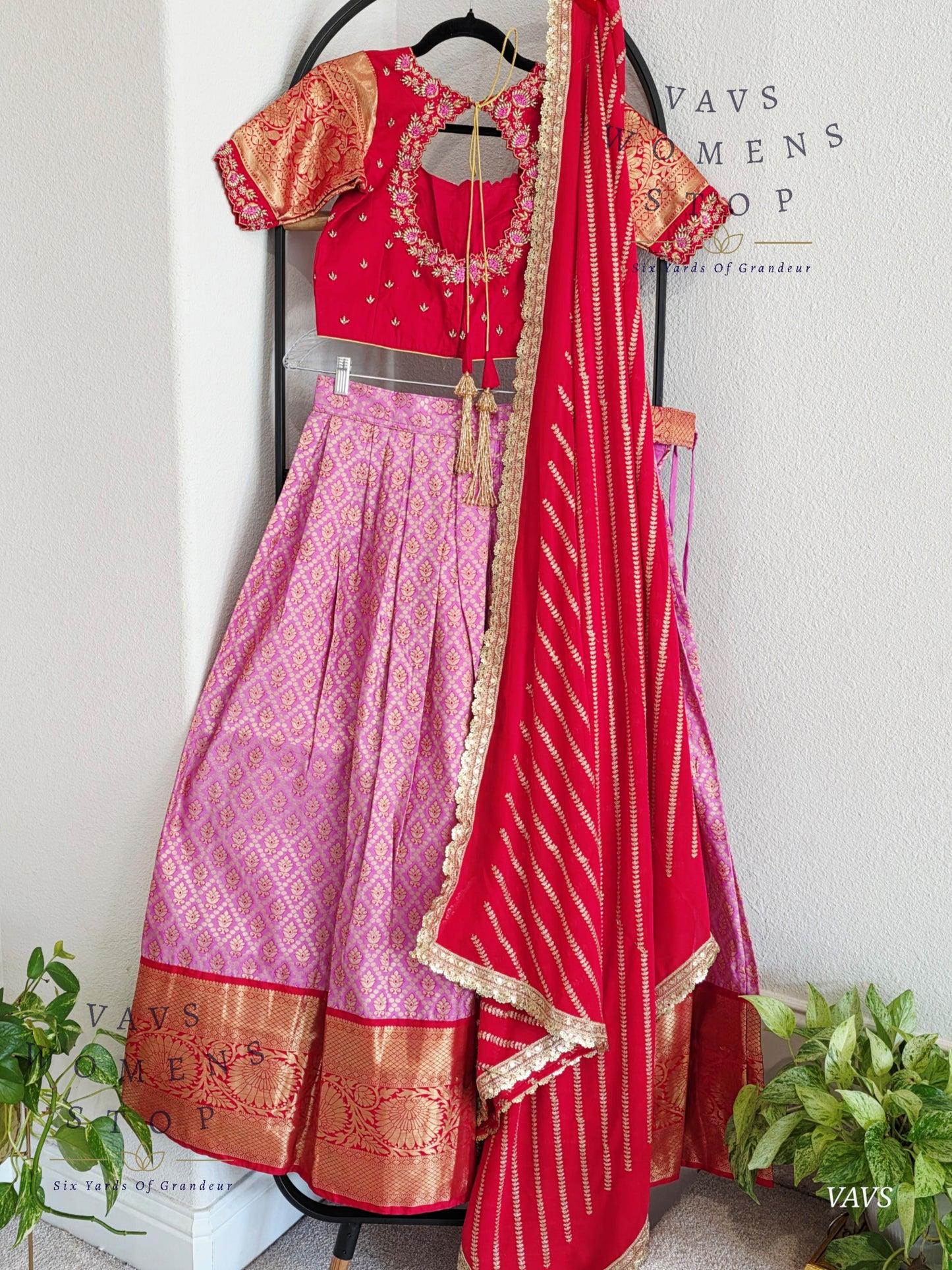Traditional Half Saree Set