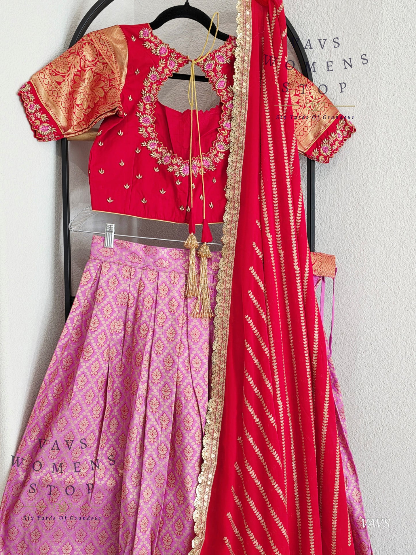 Traditional Half Saree Set