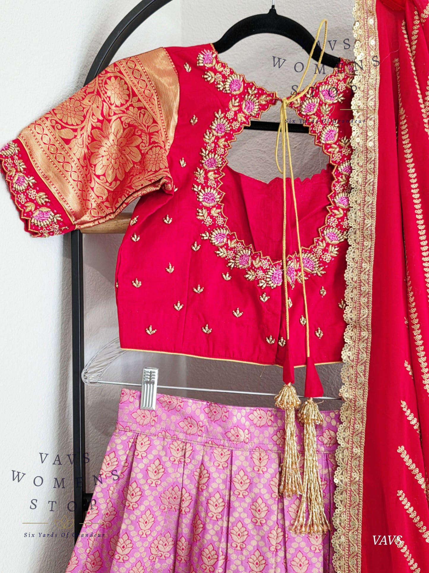 Traditional Half Saree Set