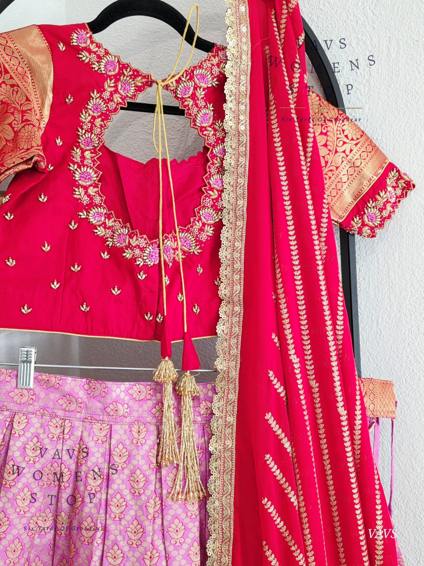 Traditional Half Saree Set