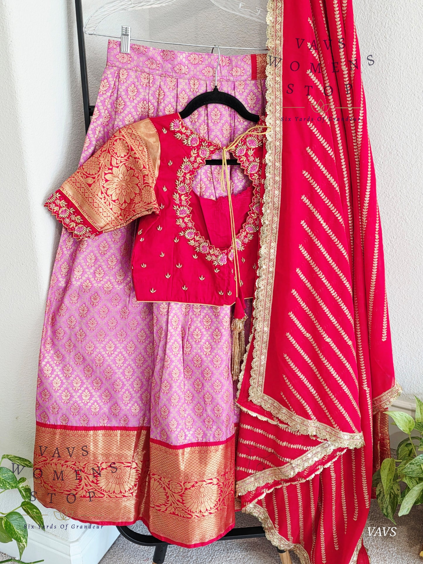 Traditional Half Saree Set