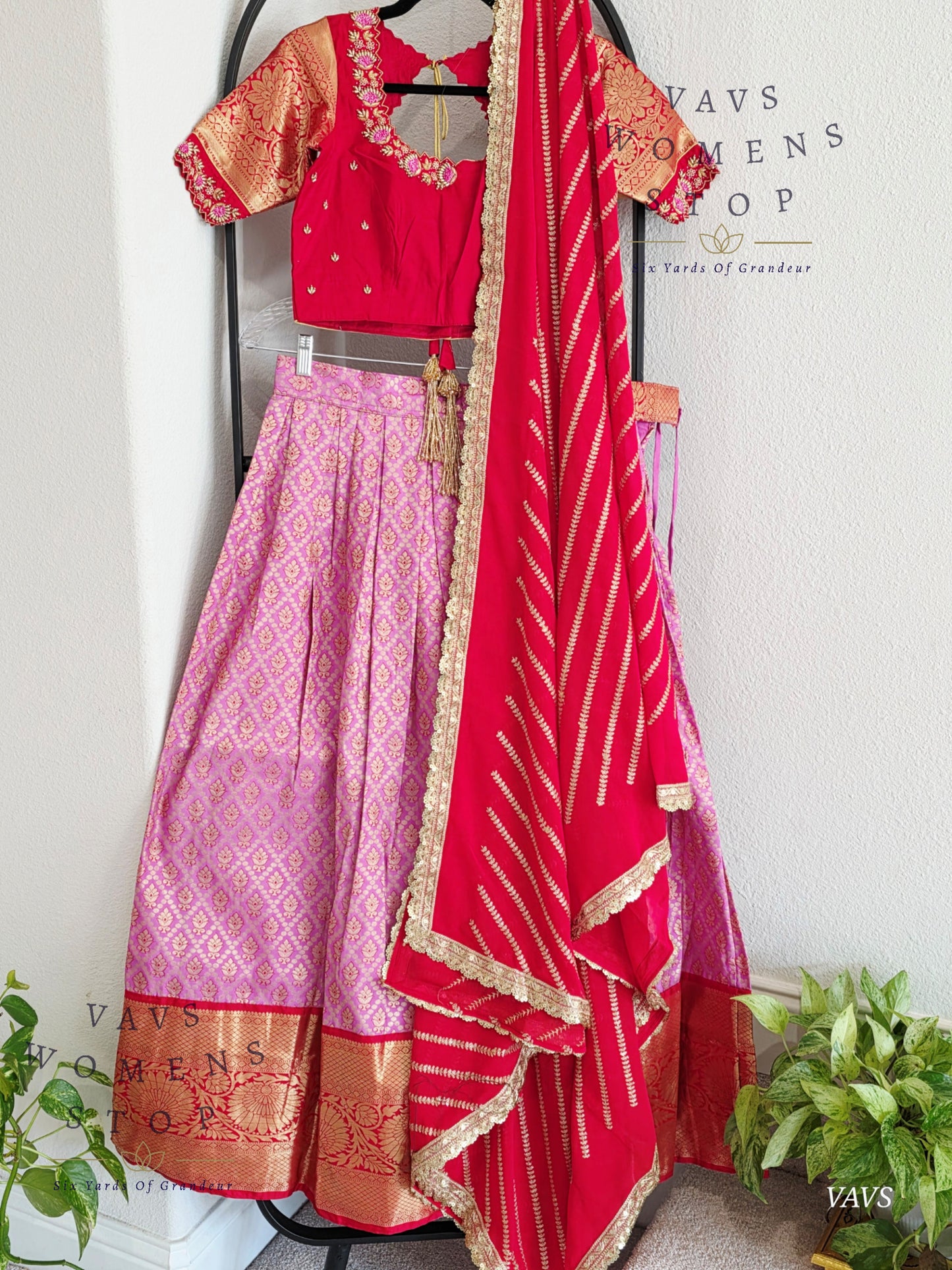 Traditional Half Saree Set