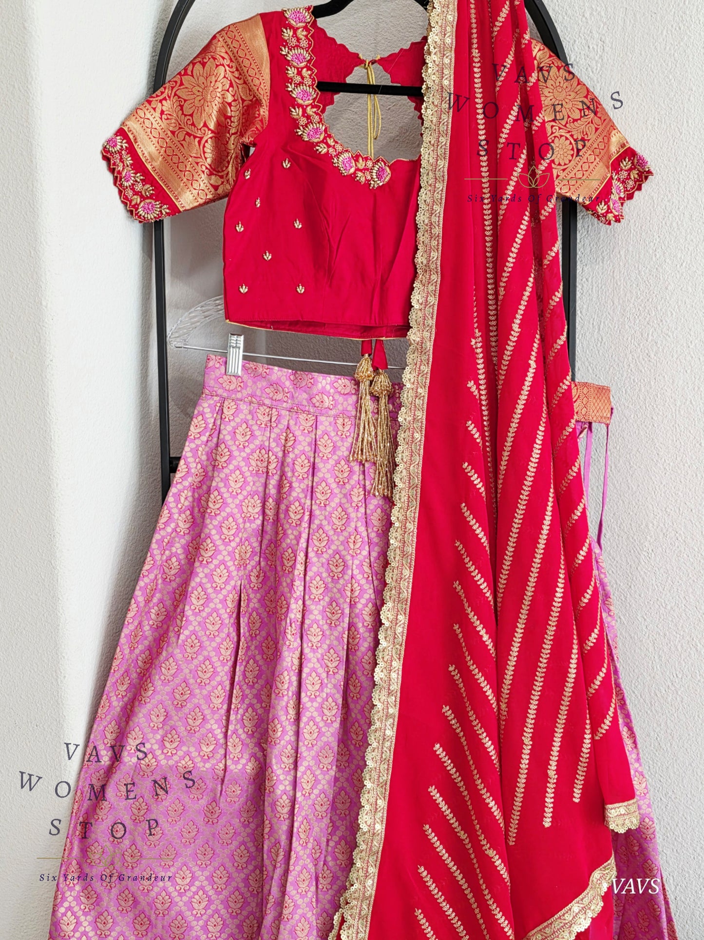Traditional Half Saree Set