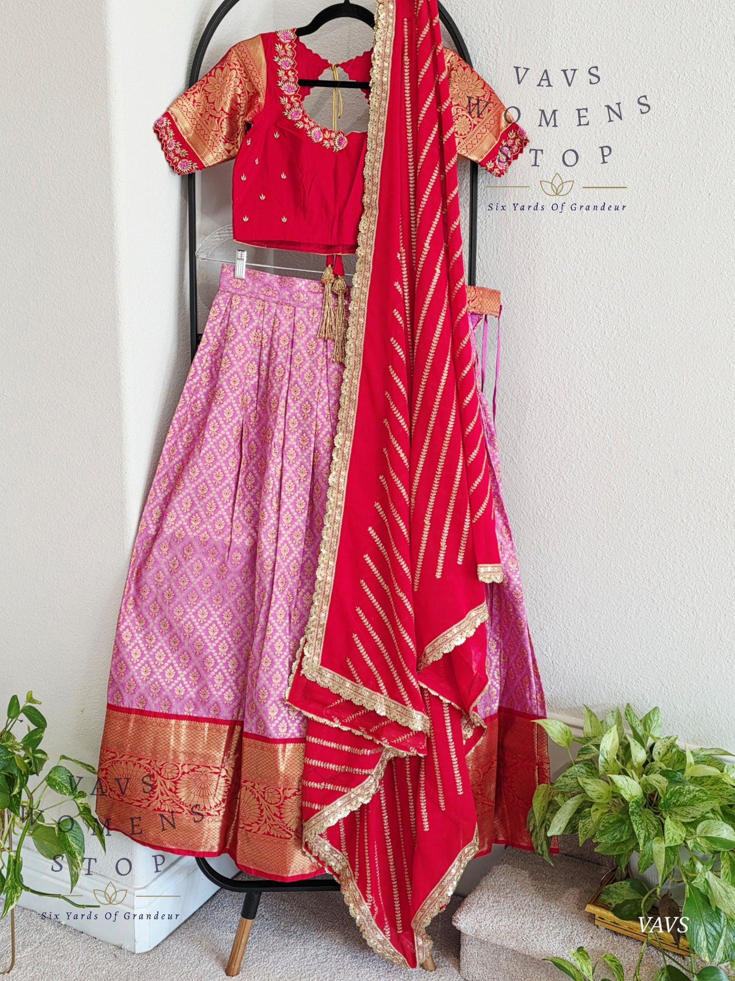 Traditional Half Saree Set