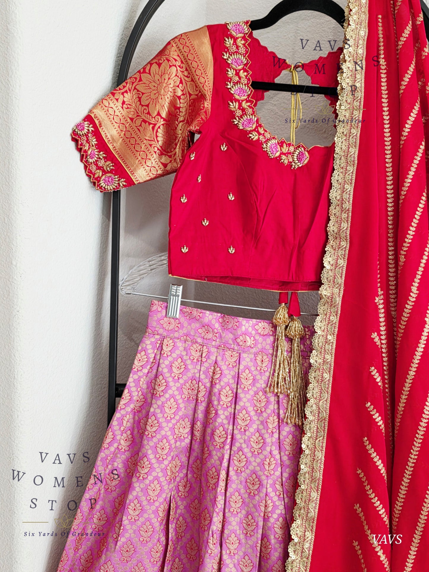 Traditional Half Saree Set