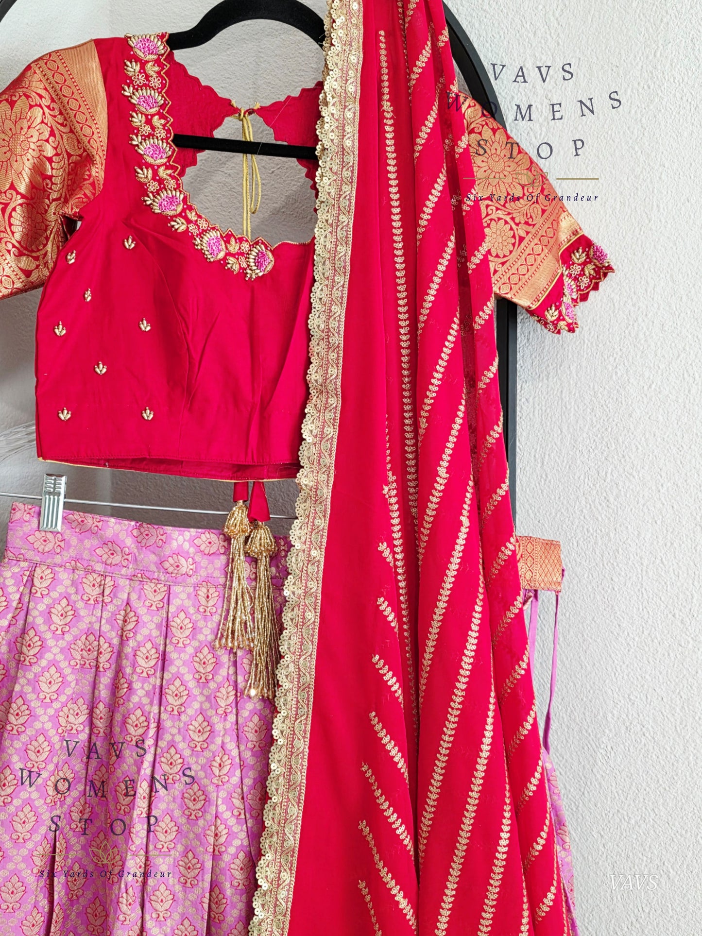 Traditional Half Saree Set