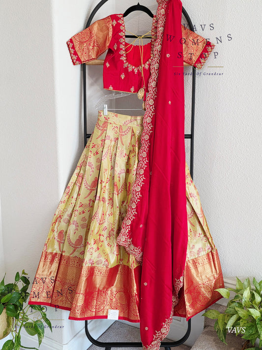 Traditional Half Saree Set