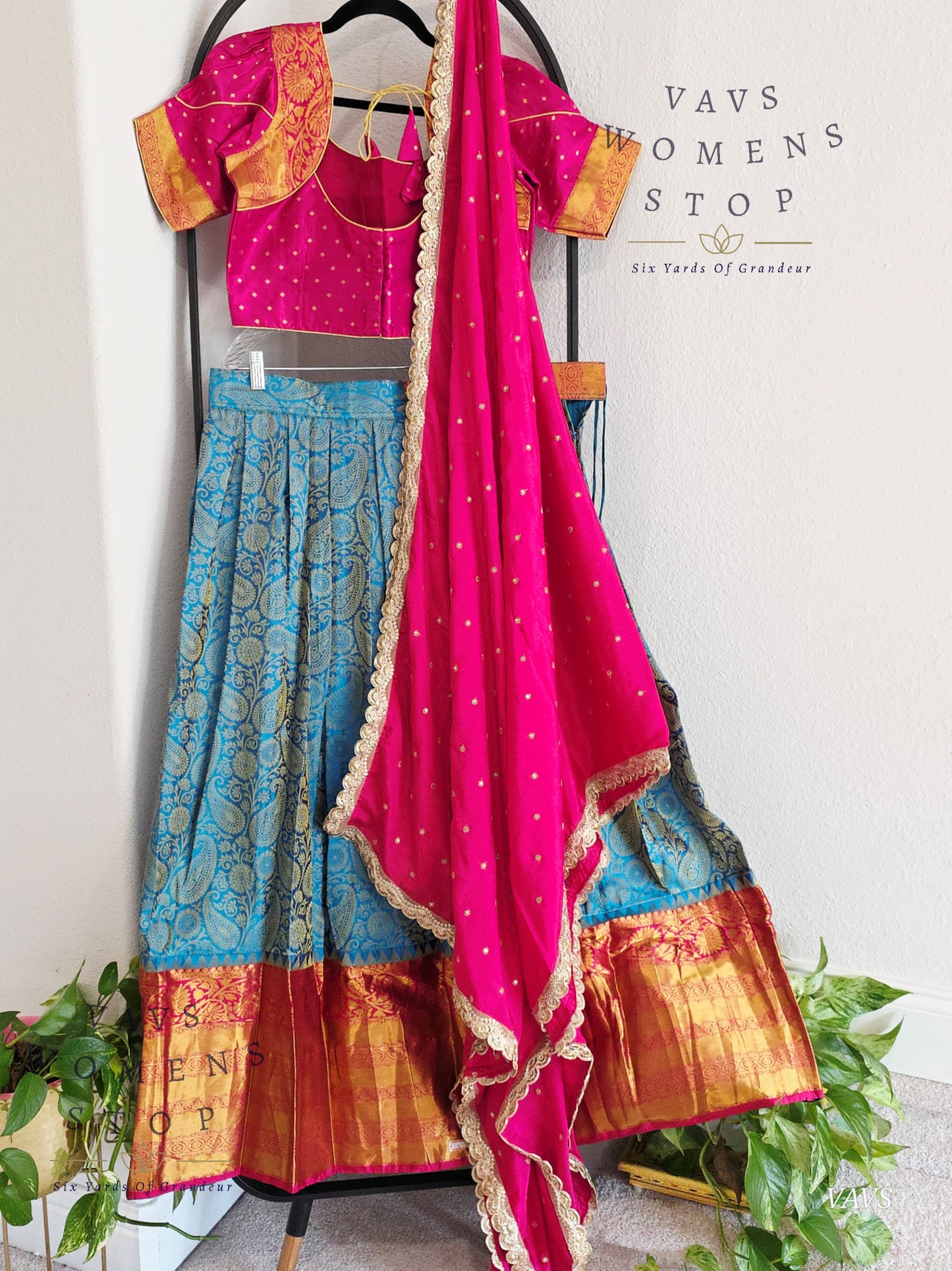 Traditional Half Saree Set