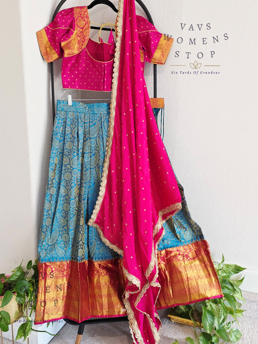 Traditional Half Saree Set