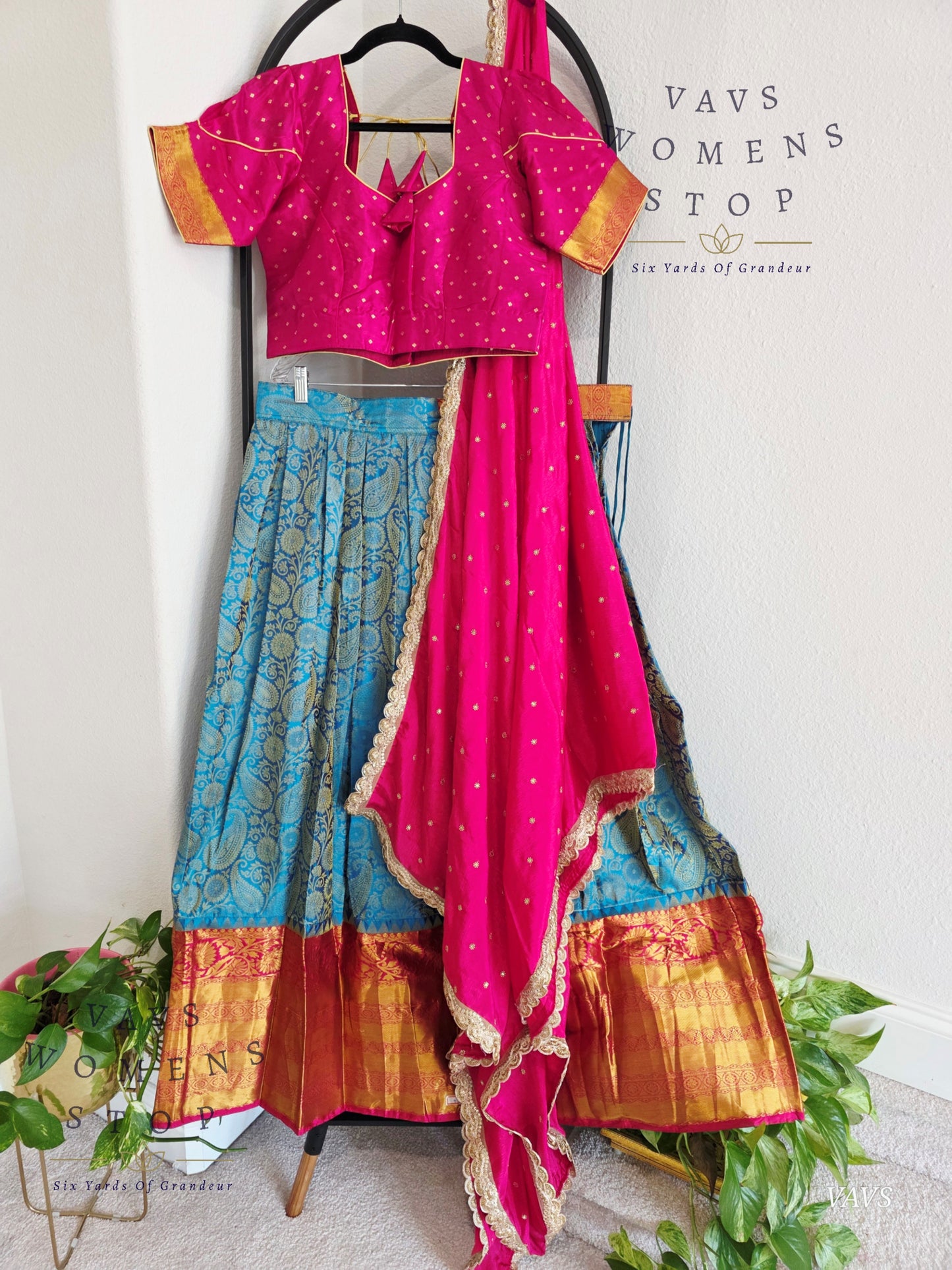 Traditional Half Saree Set