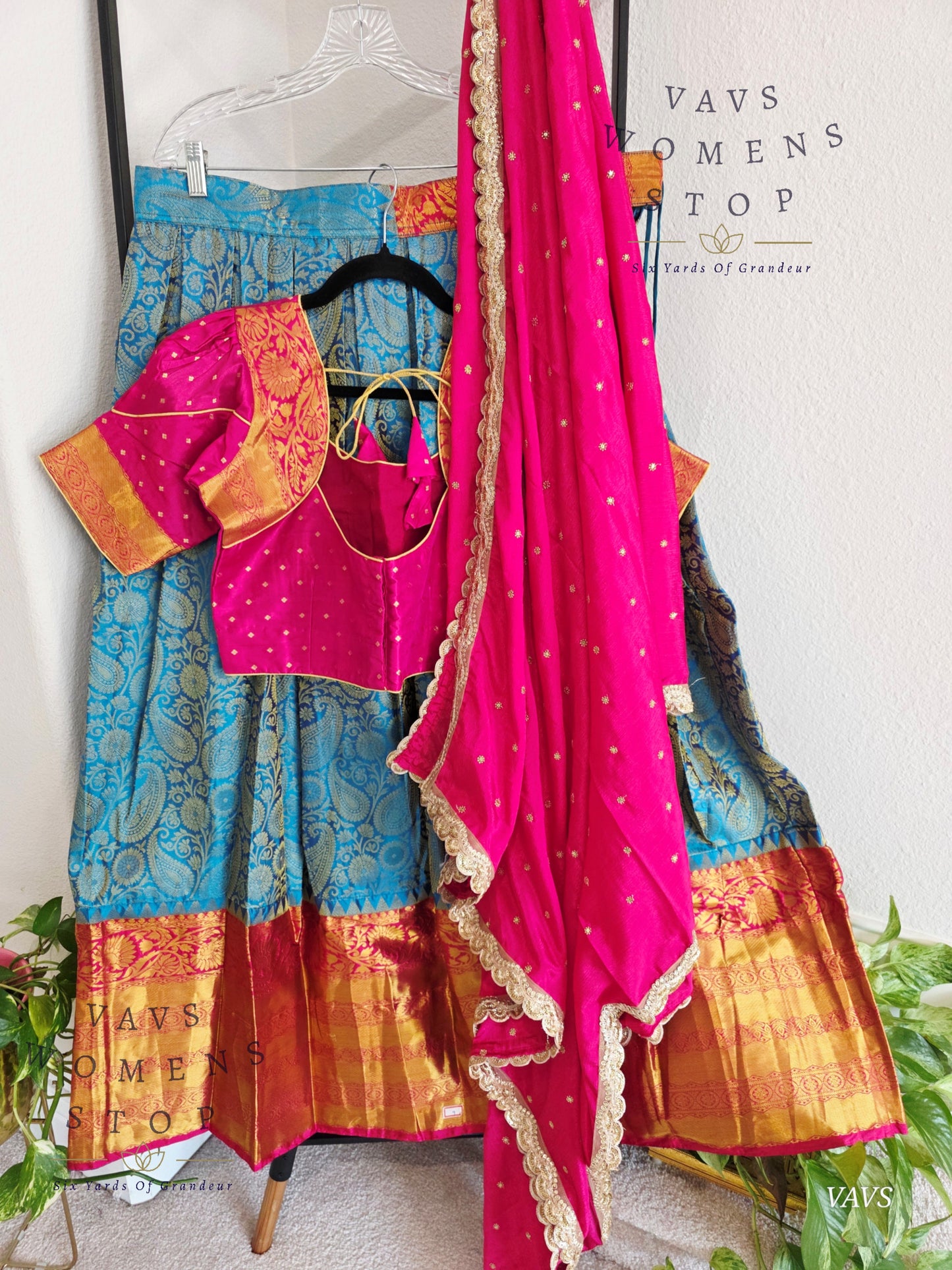Traditional Half Saree Set