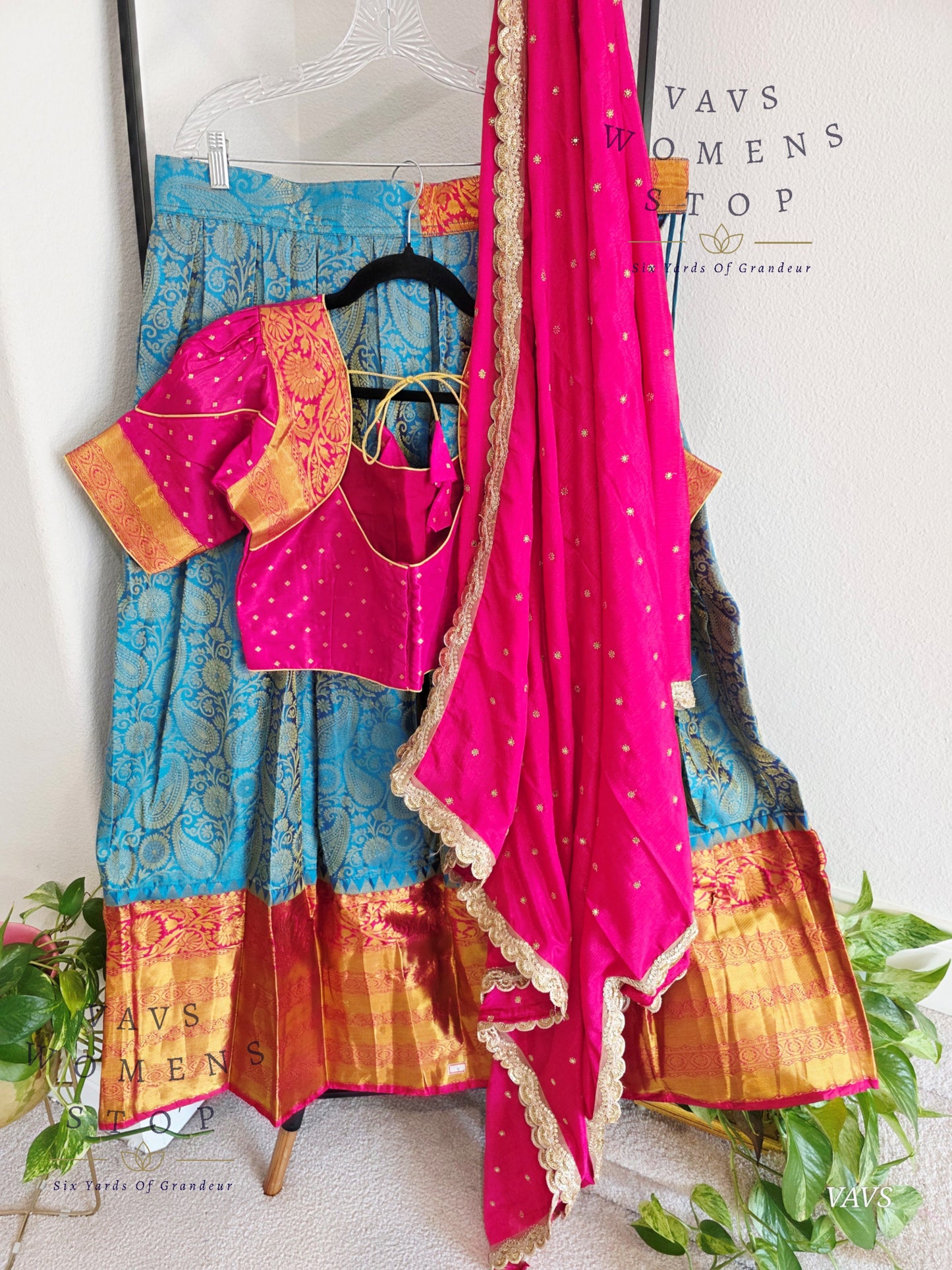 Traditional Half Saree Set