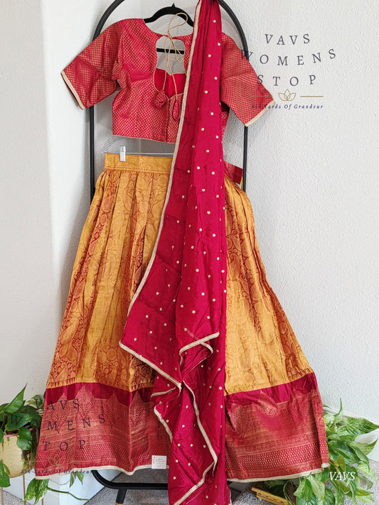 Traditional Half Saree Set