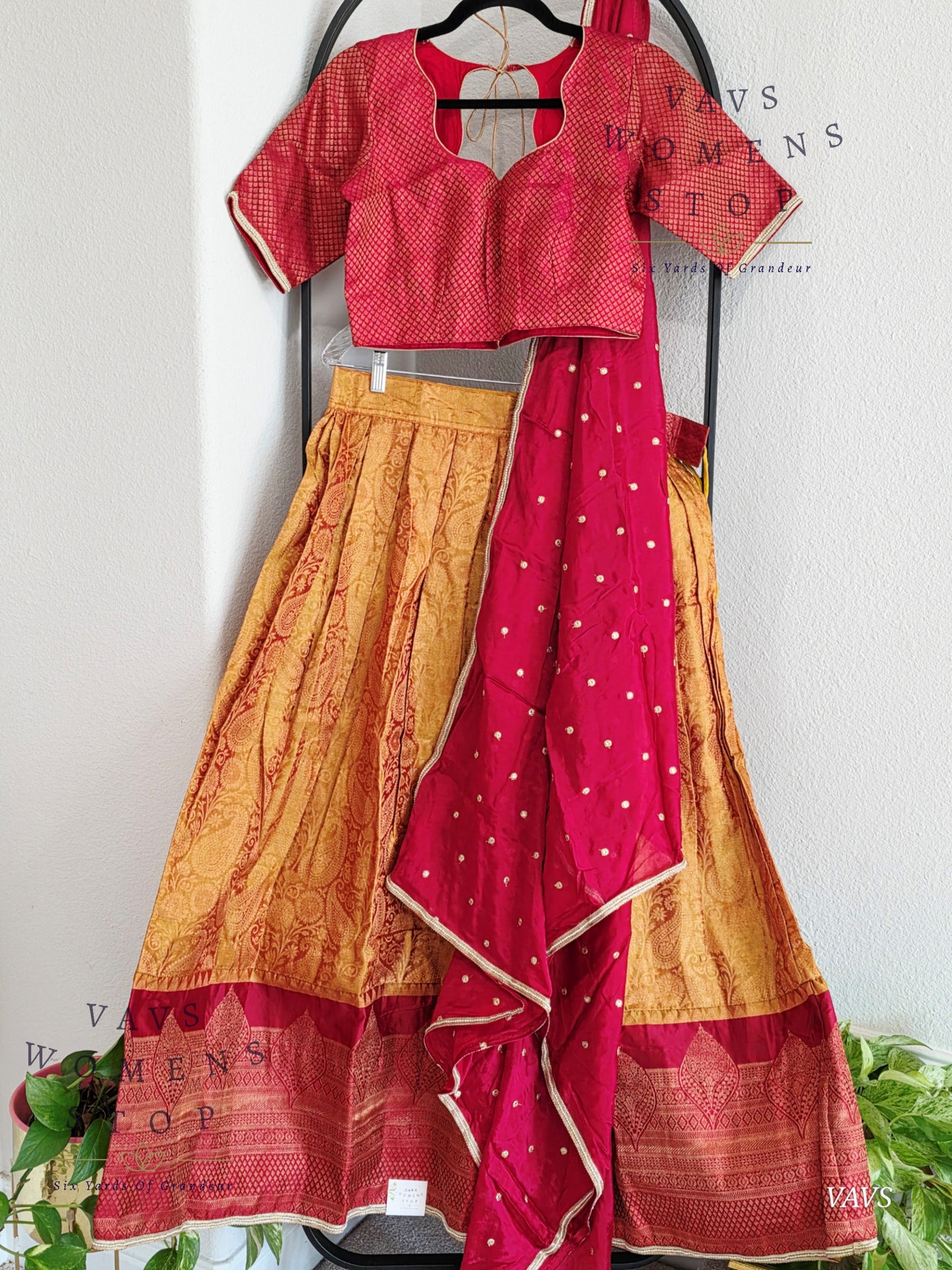 Traditional Half Saree Set