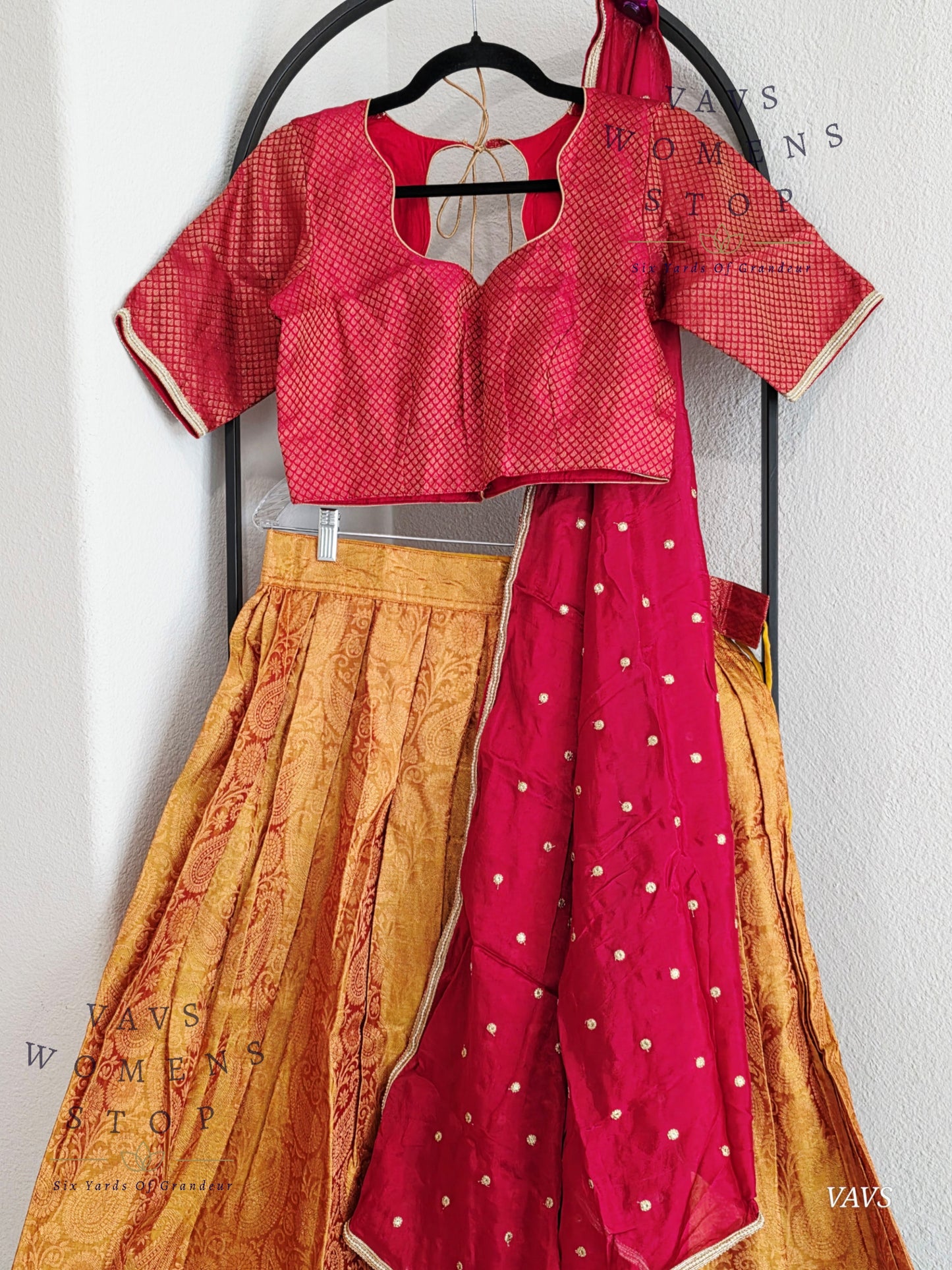 Traditional Half Saree Set