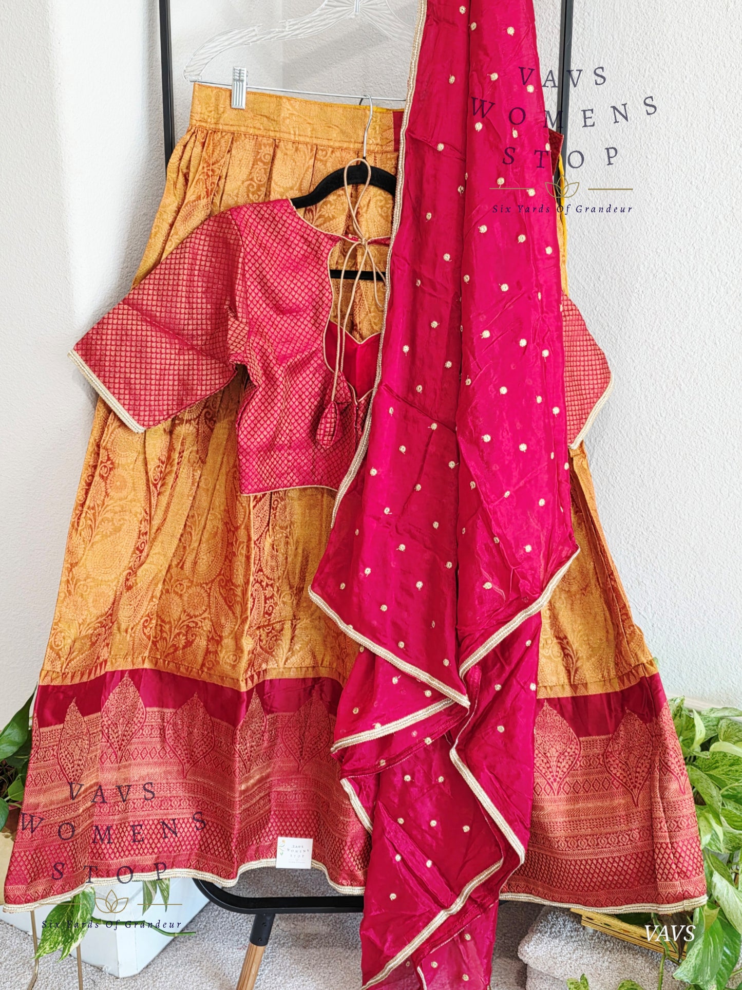 Traditional Half Saree Set