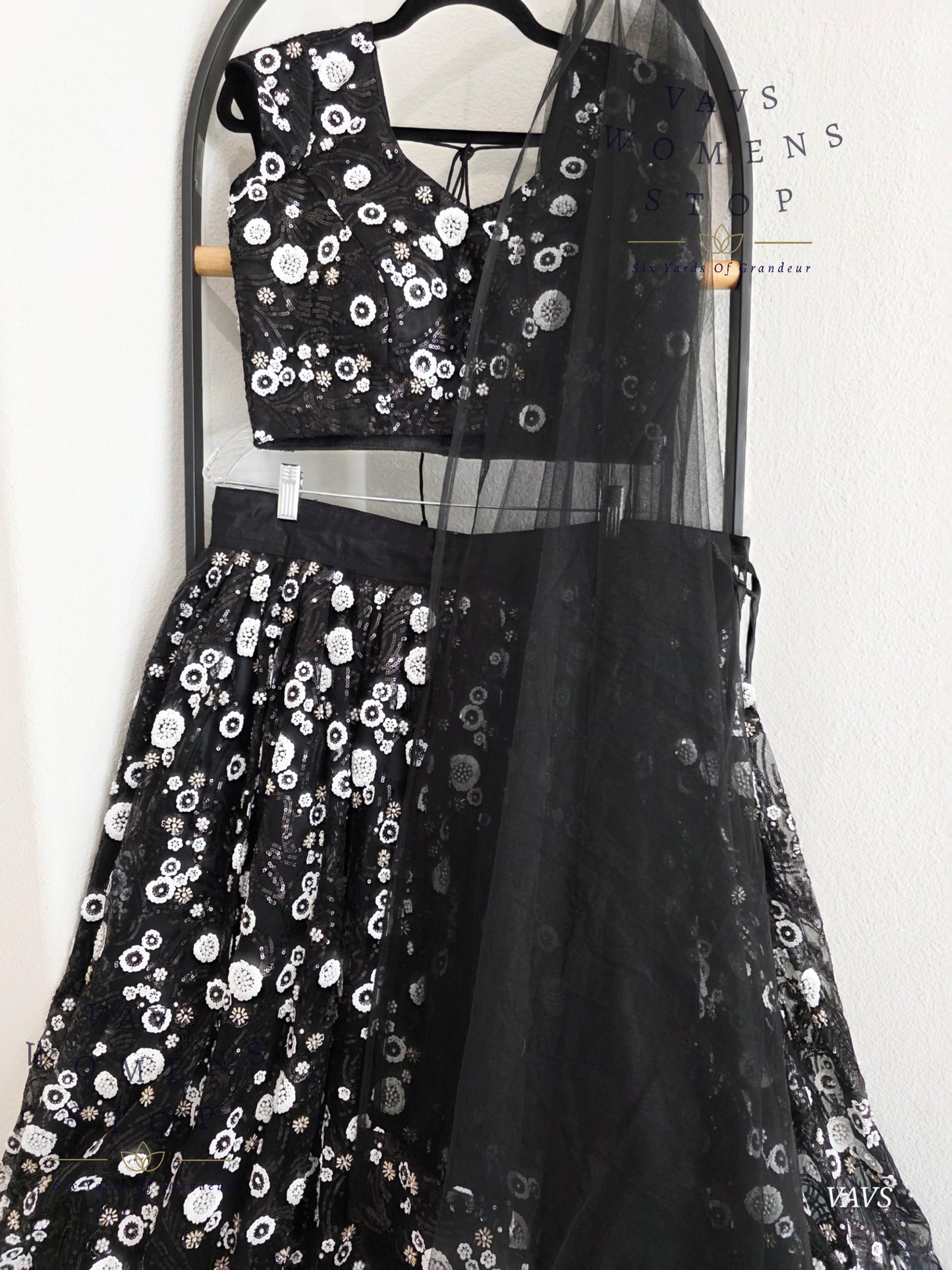 Heavy Party Wear Designer Sequins Lehenga - Blouse