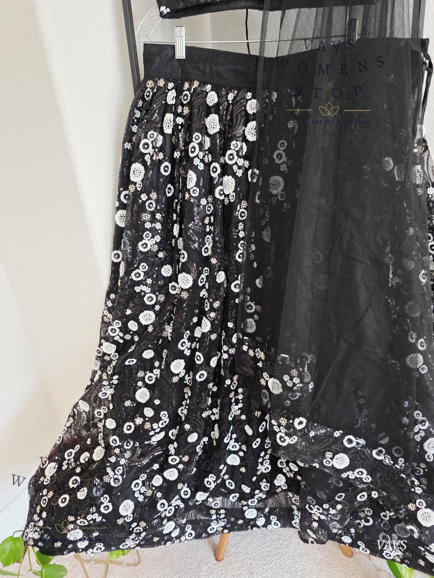 Heavy Party Wear Designer Sequins Lehenga - Blouse