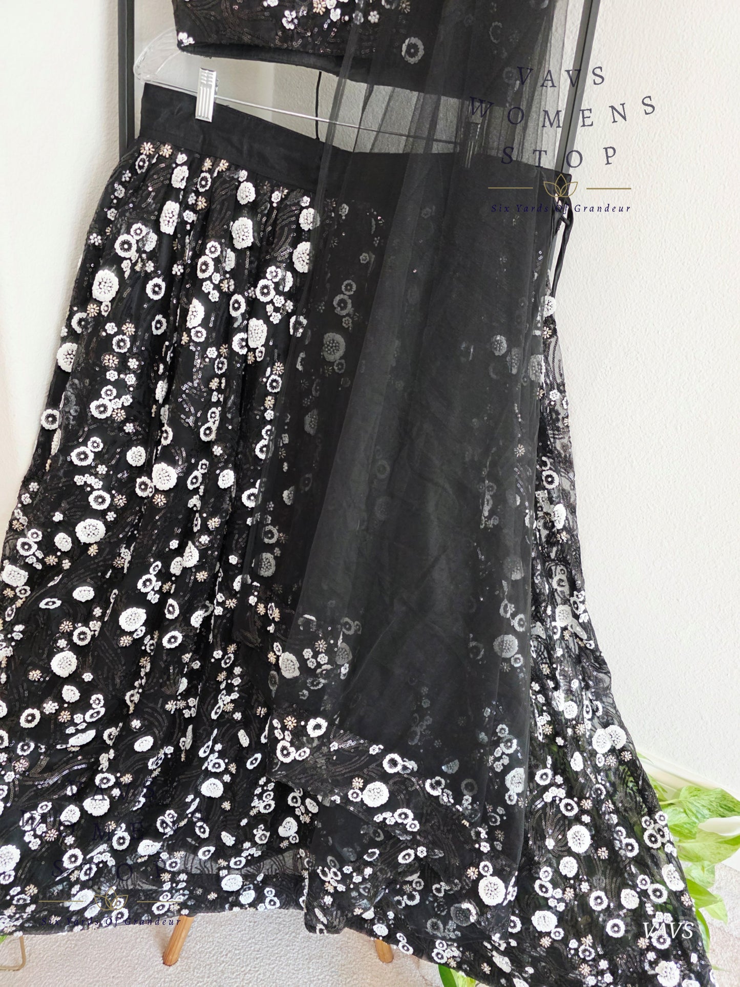 Heavy Party Wear Designer Sequins Lehenga - Blouse