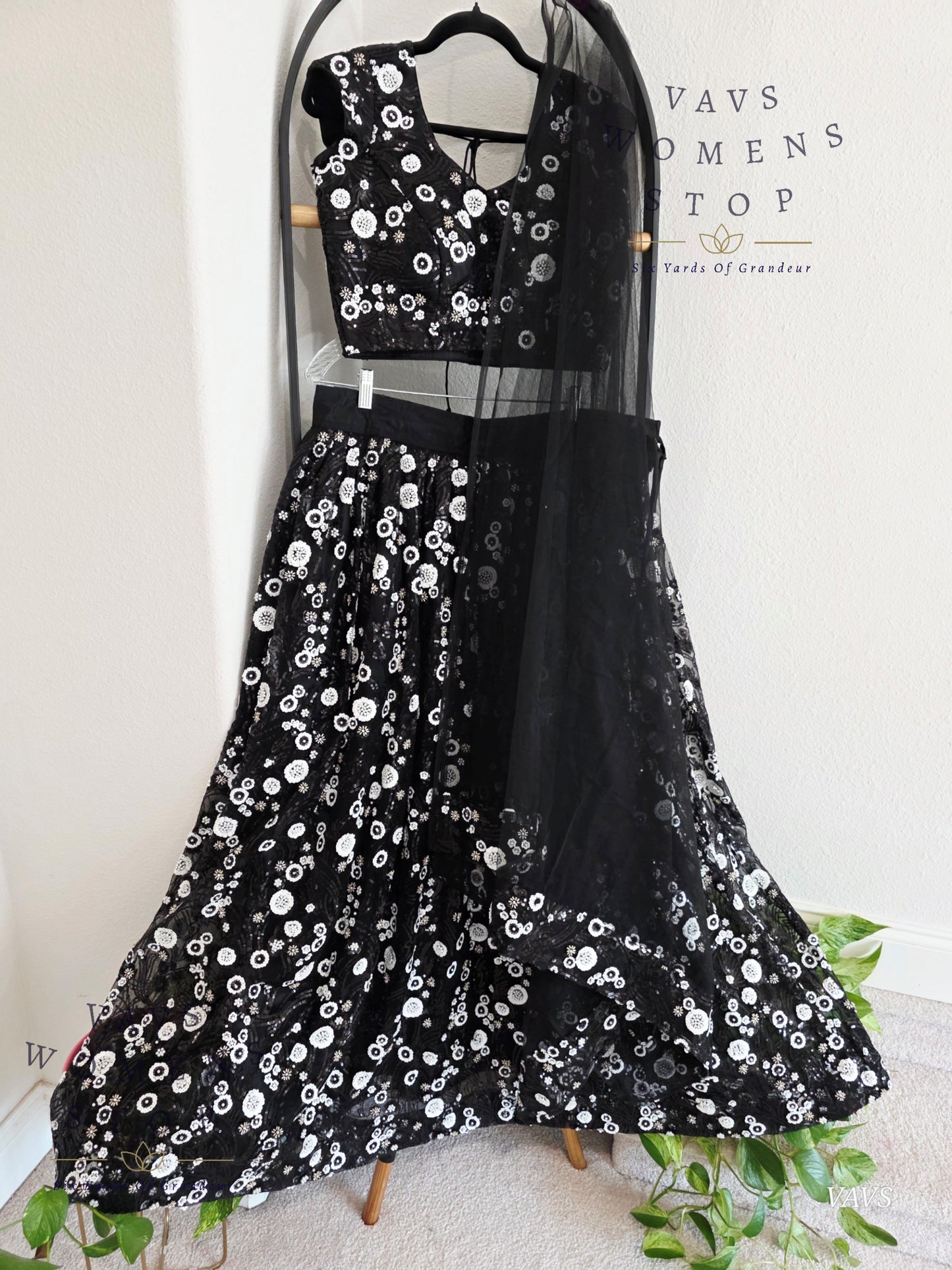 Heavy Party Wear Designer Sequins Lehenga - Blouse